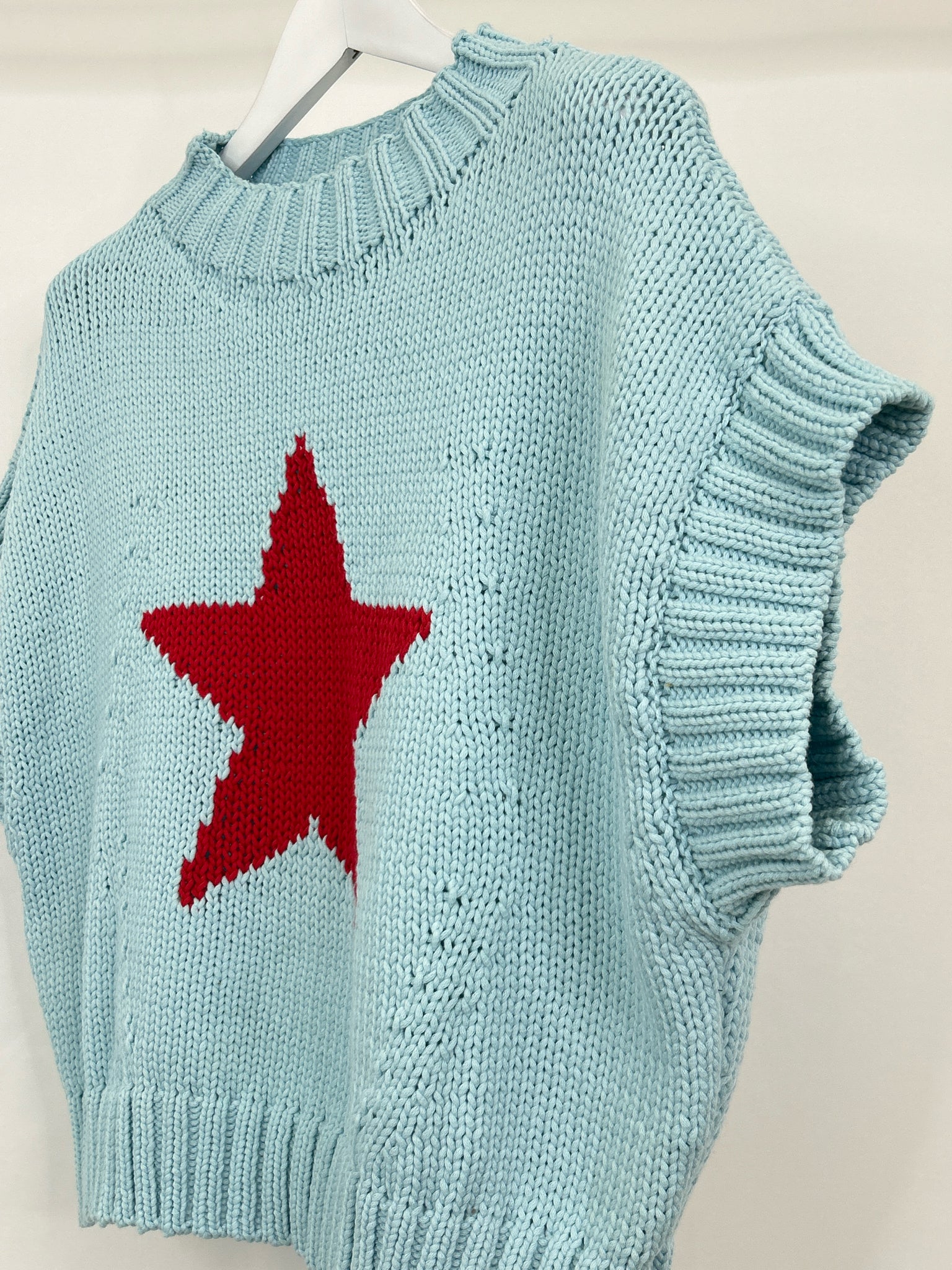 MAEVE Size XL Pale Blue Women Sweater