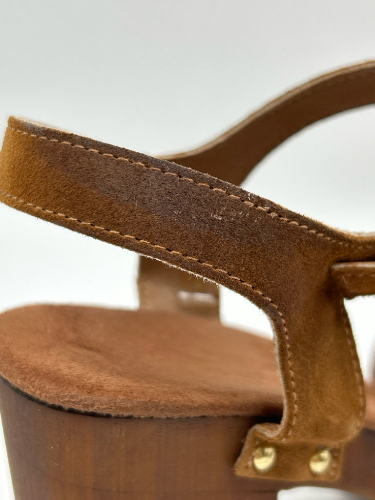 BELLA VITA Size 9.5W COGNAC Women's Sandal