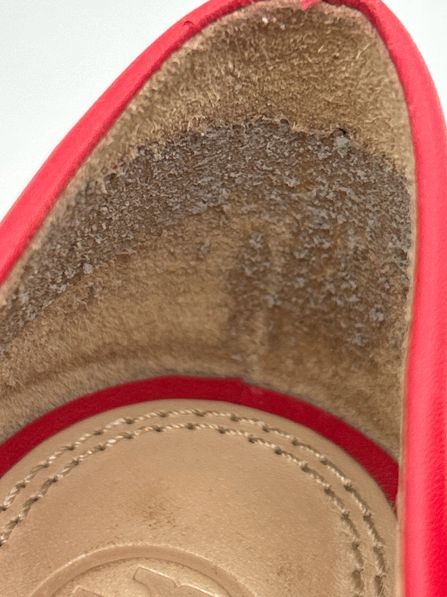 TORY BURCH Size 8.5M Red Women Flats