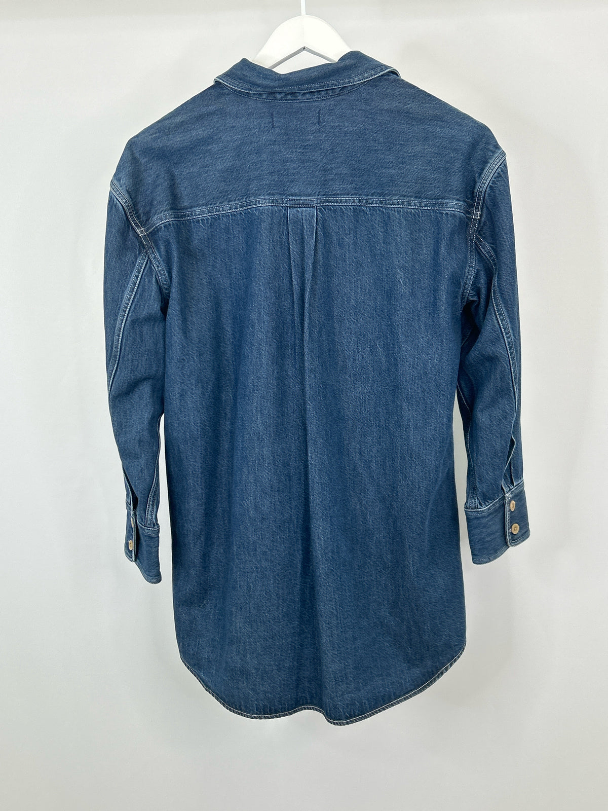 MADEWELL Size L BLUE DENIM Women Tunic