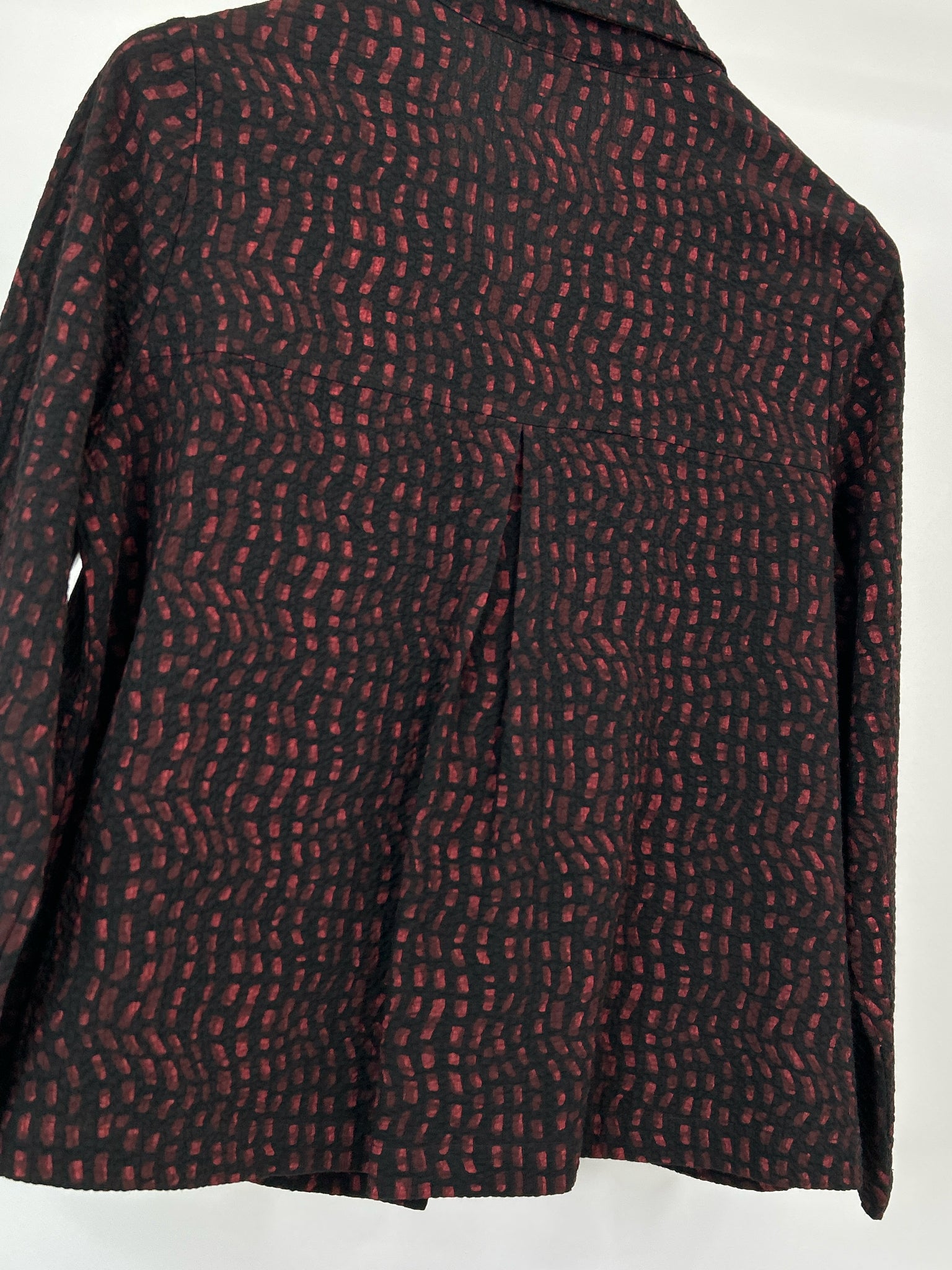 HABITAT Size S Wine and Black Women Jacket NWT