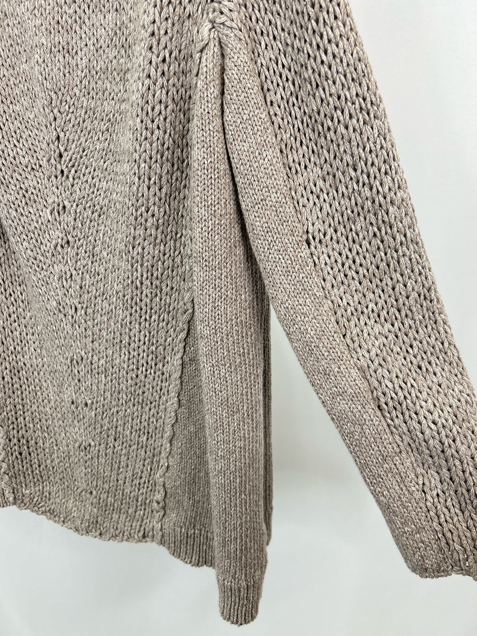 PERUVIAN CONNECTION Size XL Brown Women Sweater