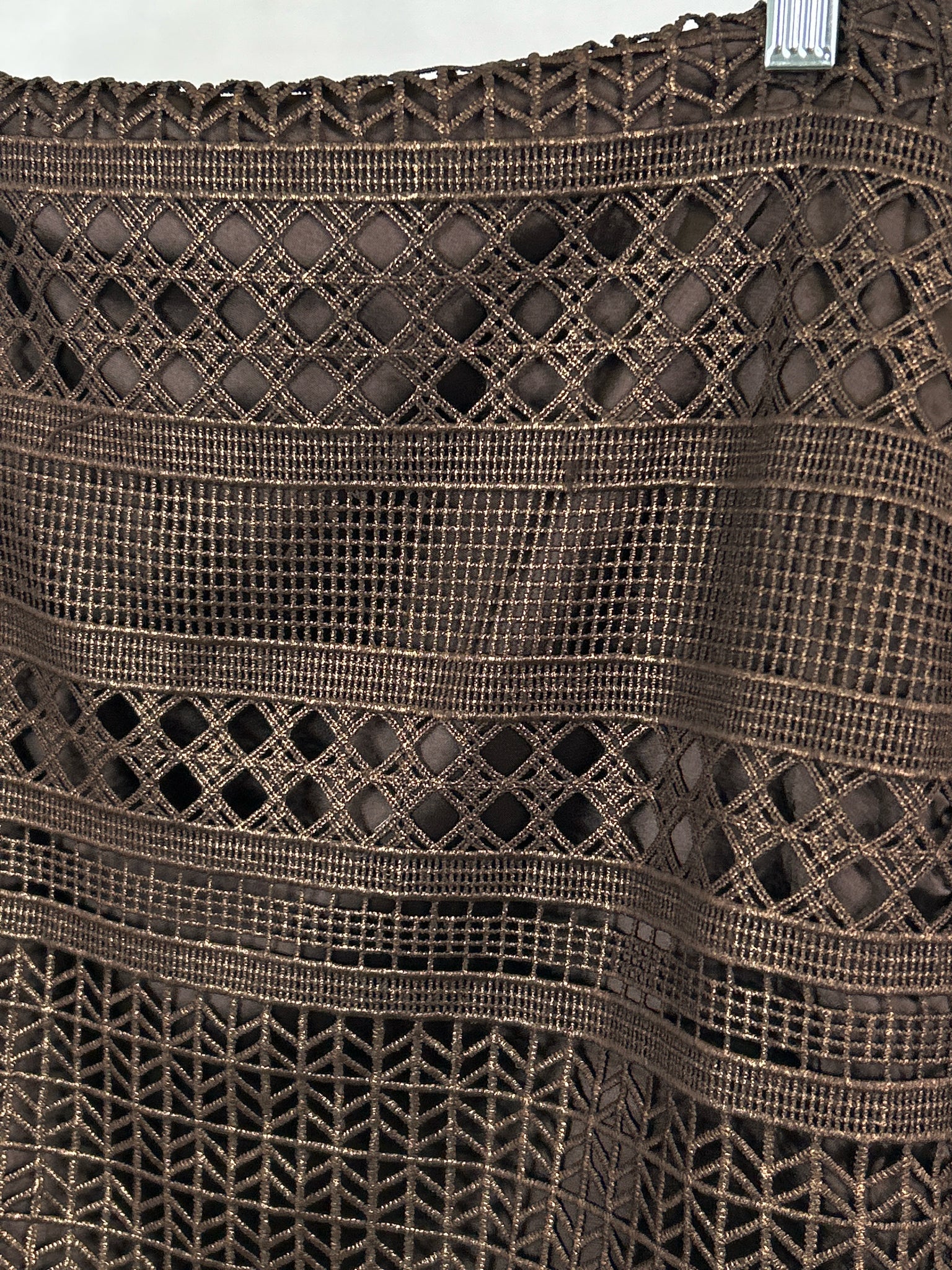 White House Black Market Size 4 Brown Women Skirt NWT