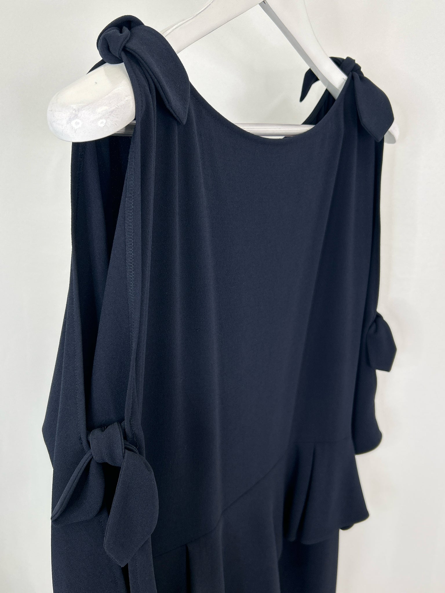 RICKIE FREEMAN TERI JON Size 12 Navy Women Dress