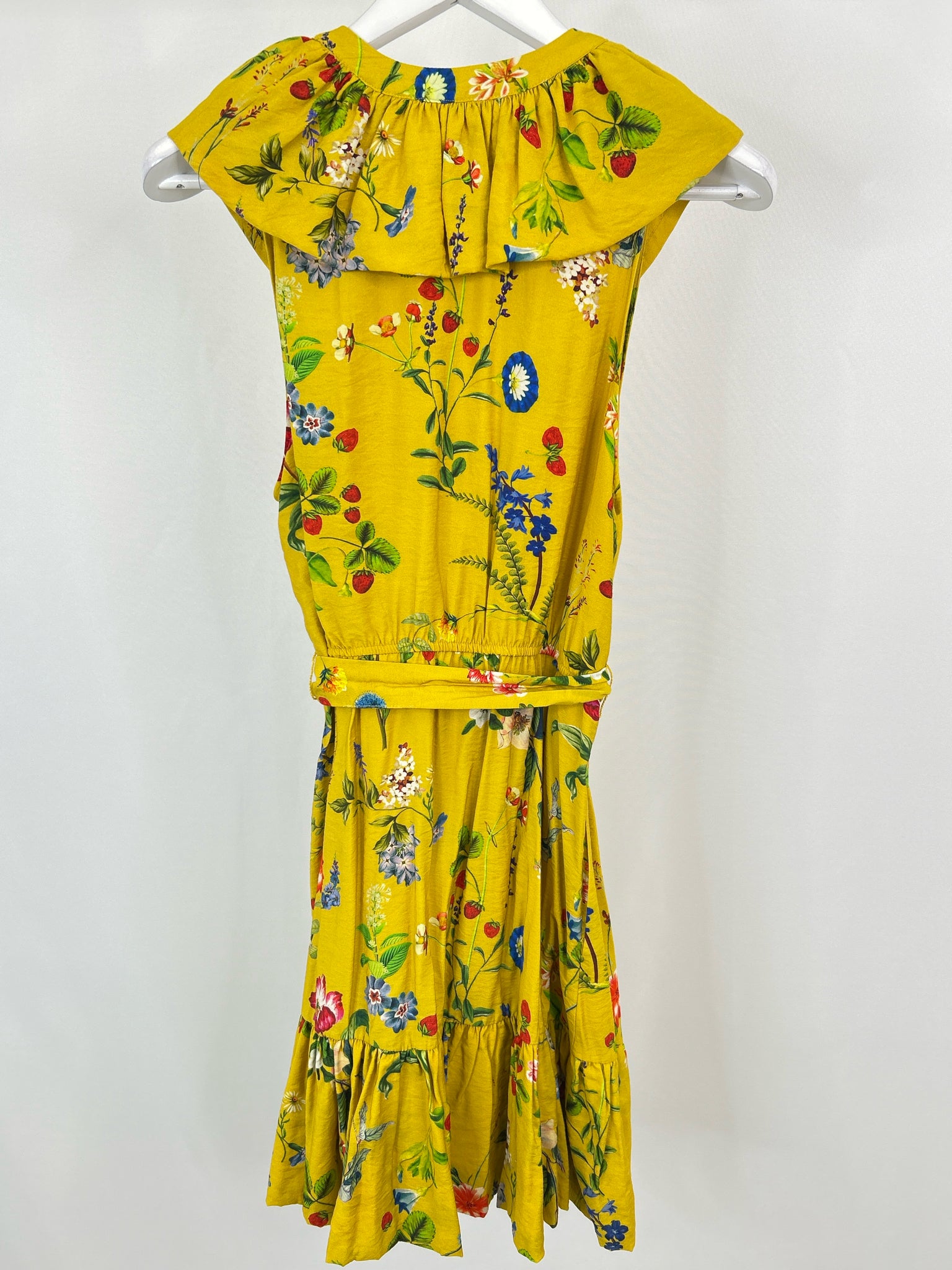 MAEVE Size M YELLOW FLORAL Women Dress
