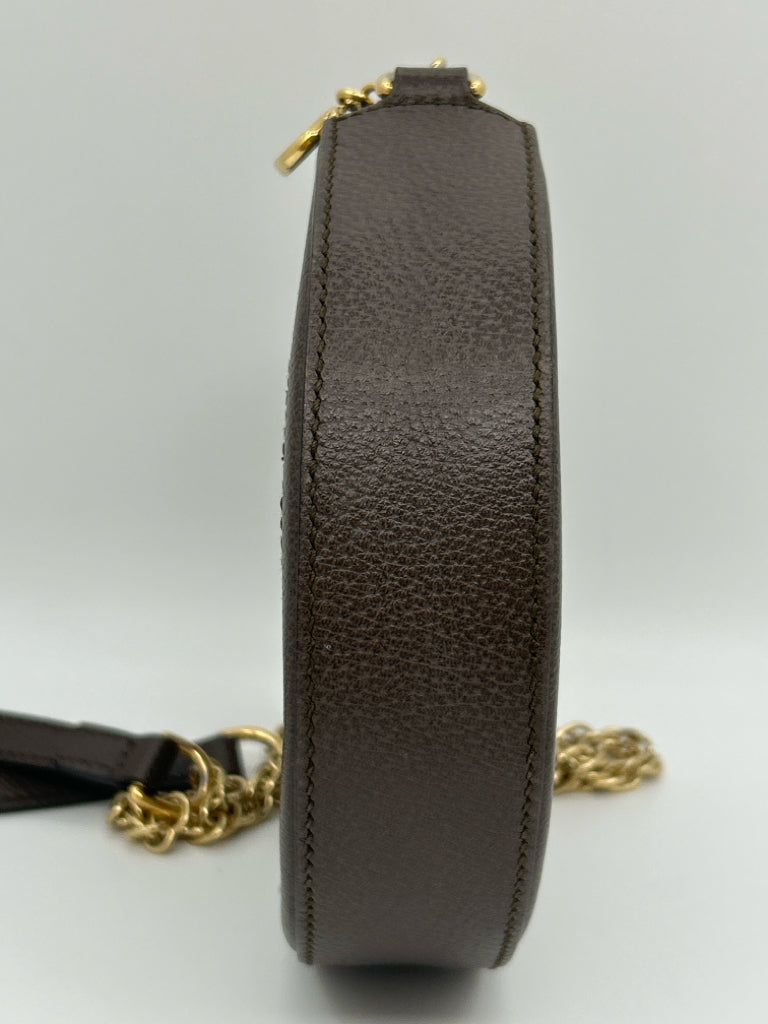 GUCCI GG Supreme Ophidia Brown Monogram Crossbody Purse