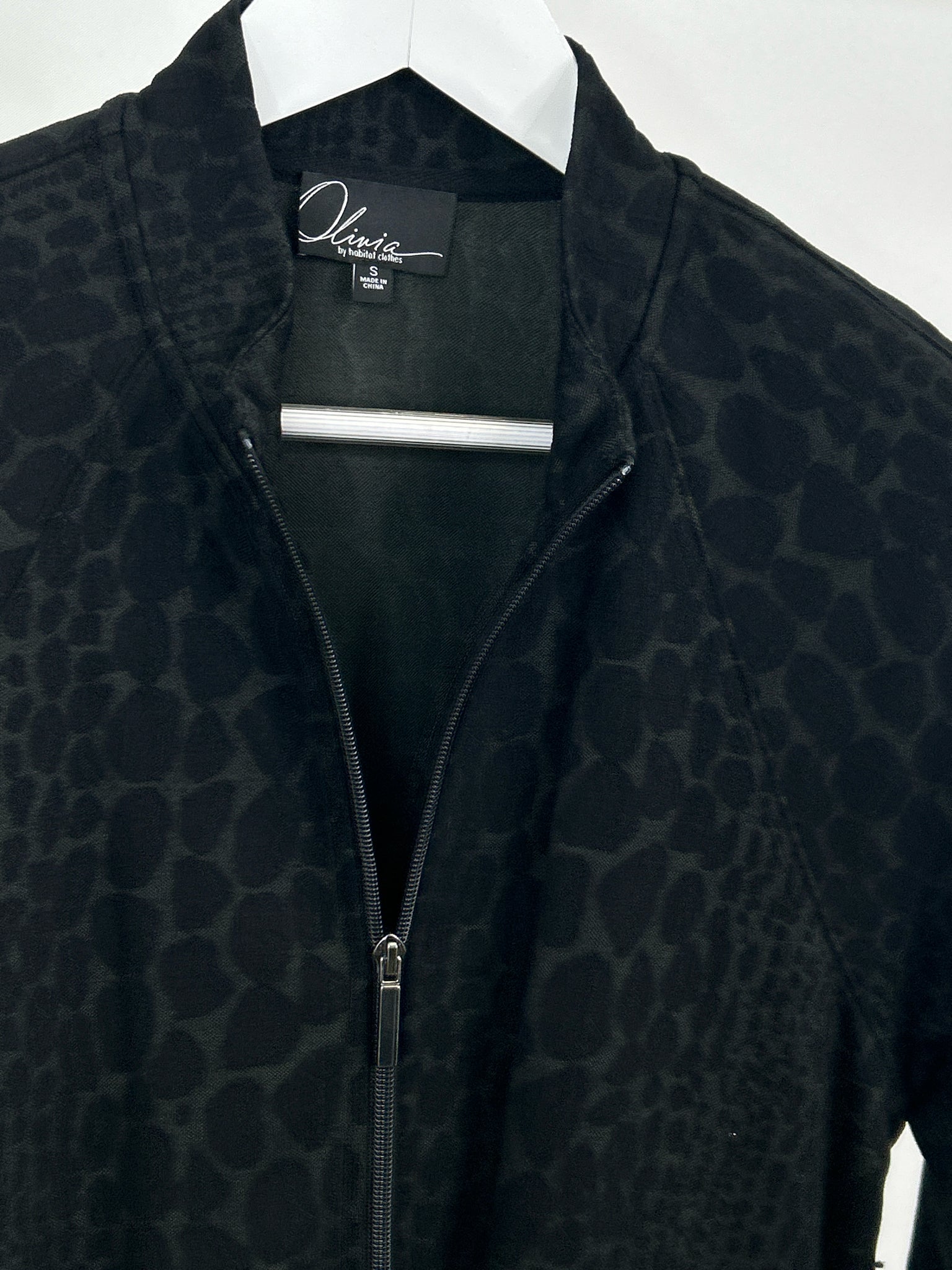 OLIVIA BY HABITAT CLOTHES Size S Black Women Jacket NWT