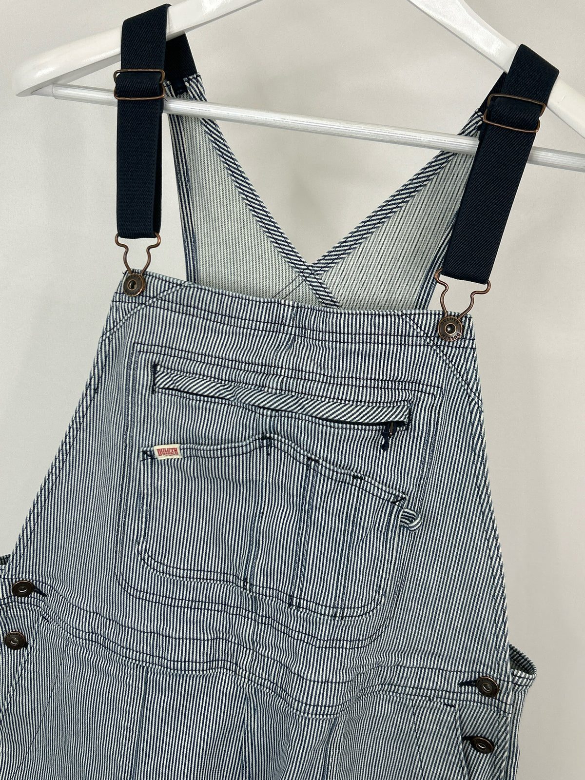 DULUTH TRADING COMPANY Size L blue and white Women Overall