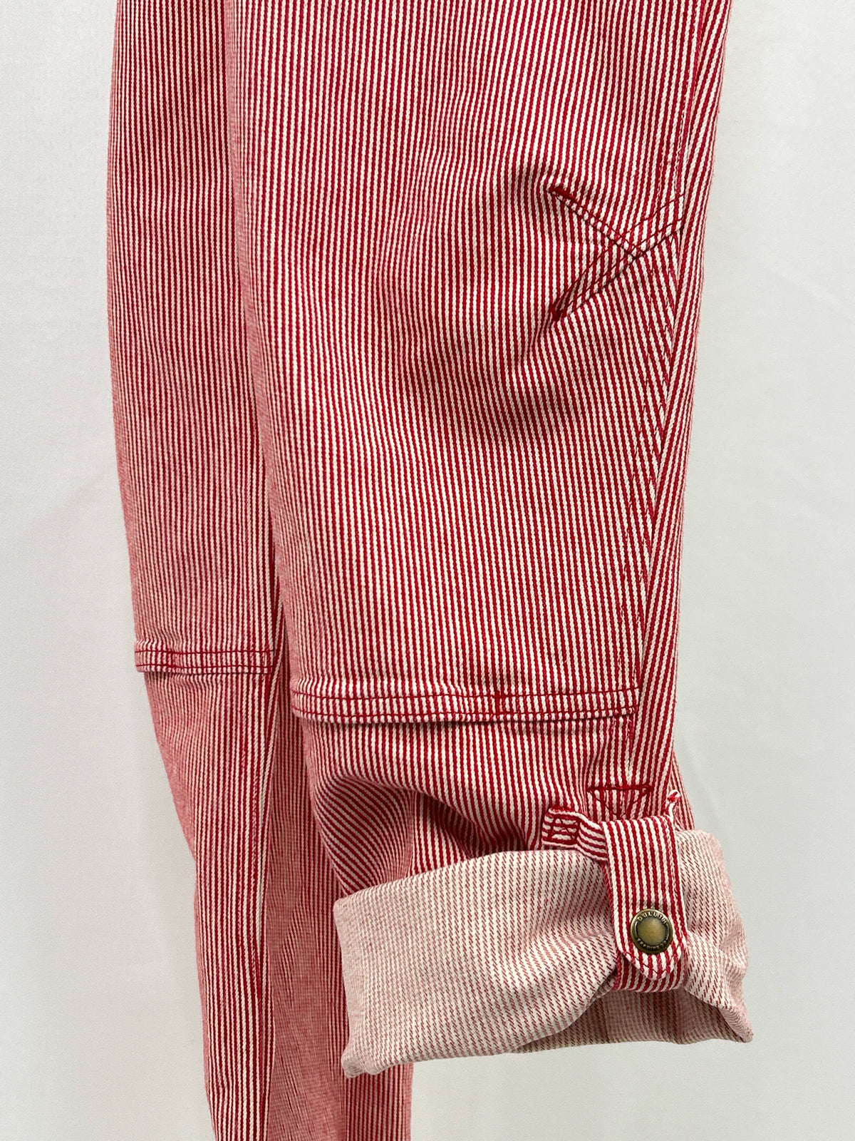 DULUTH TRADING COMPANY Size L red and white Women Overall