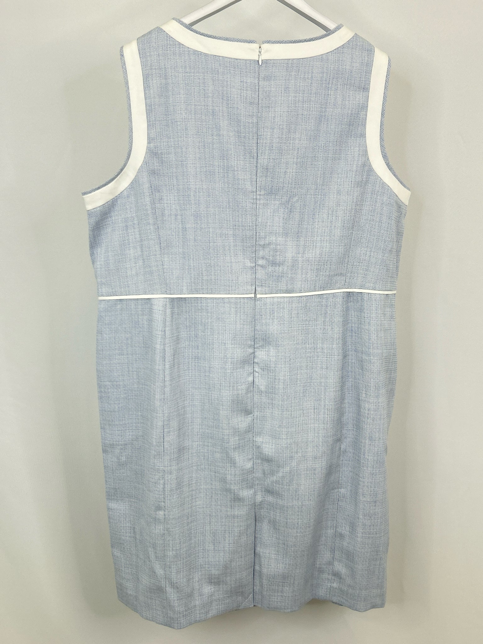 TALBOTS Size 22W blue and white Women Dress