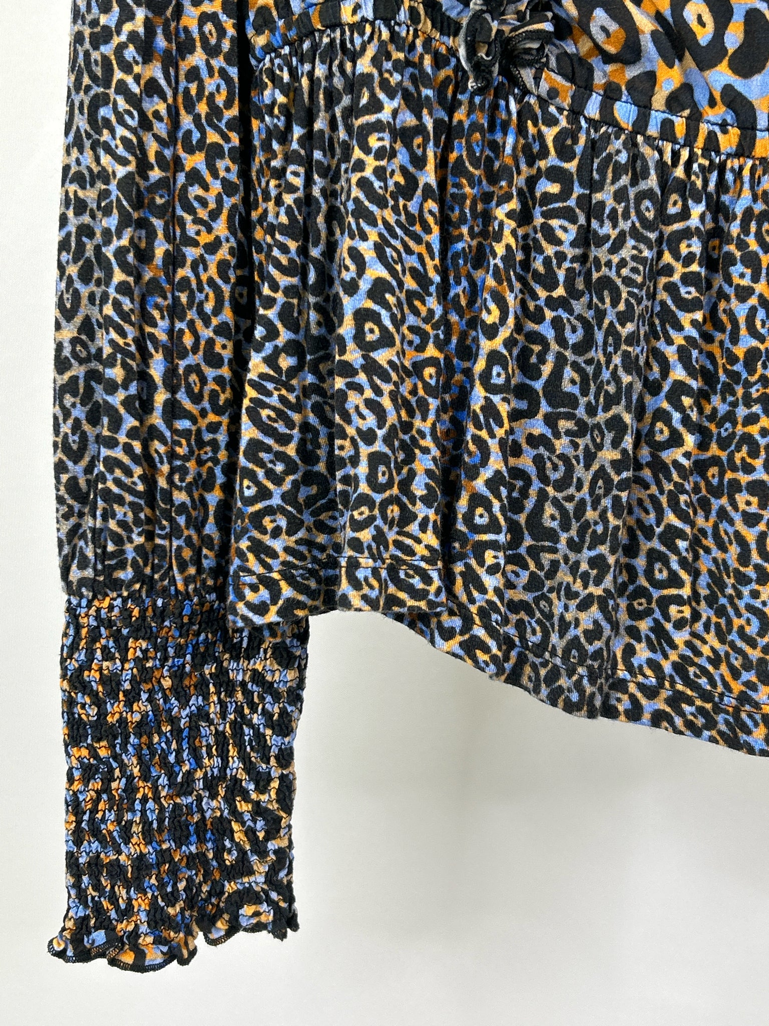 BLANK LONDON Size S Blue & Black Women Top