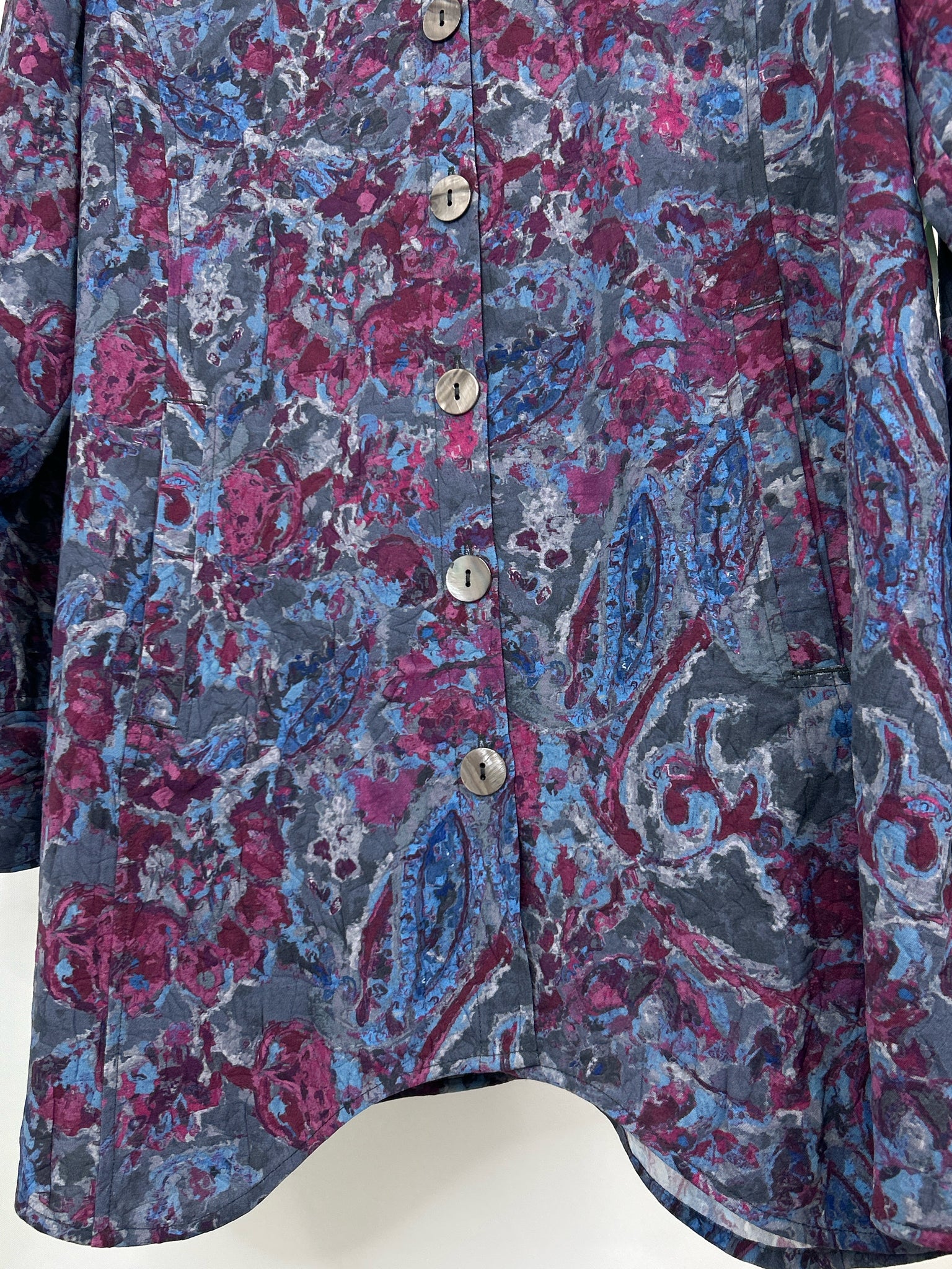 HABITAT Size S Purple Print Women Shirt