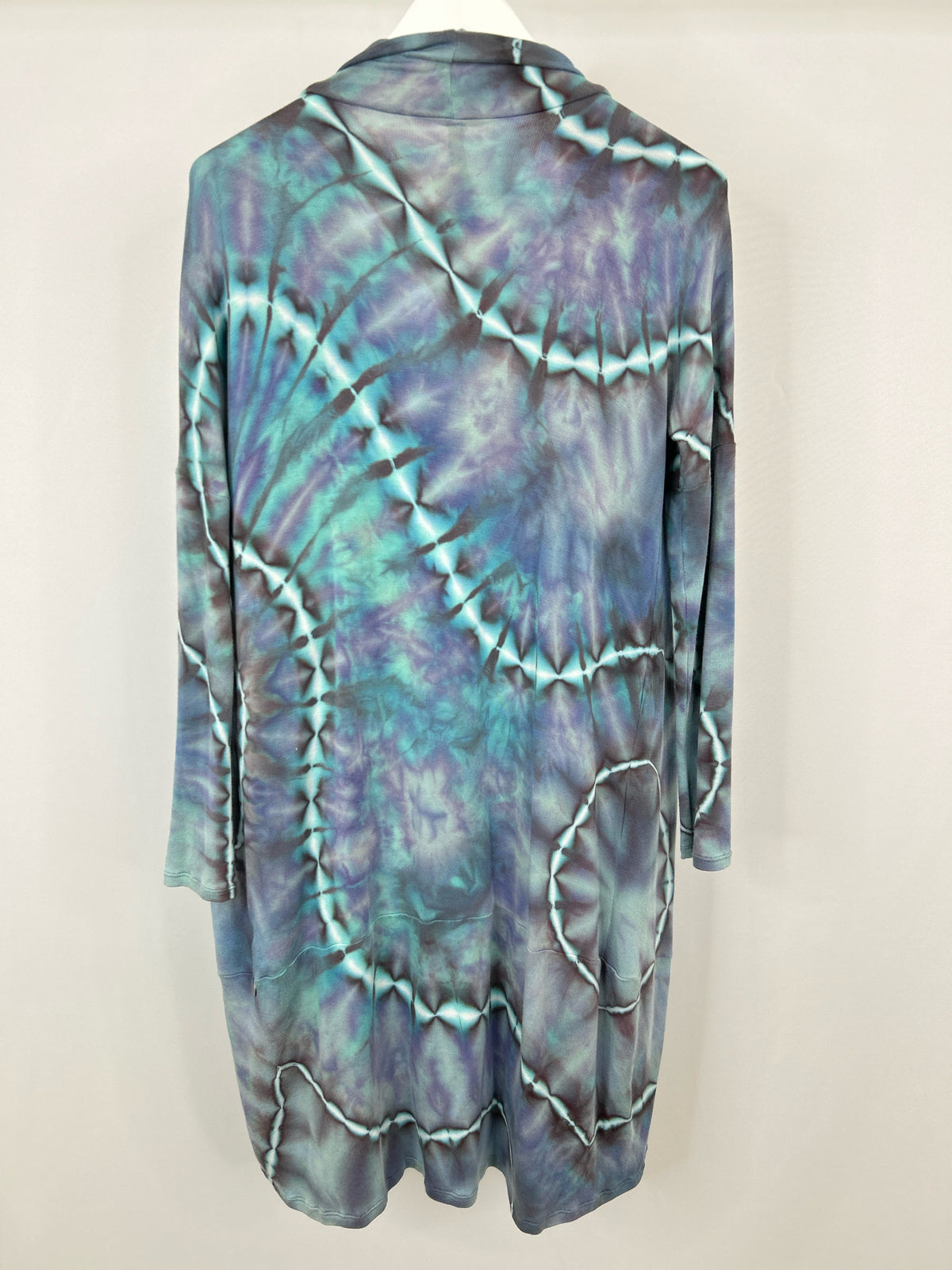BRIGHTLY TWISTED Size S/M Grey and Teal Women Cardigan