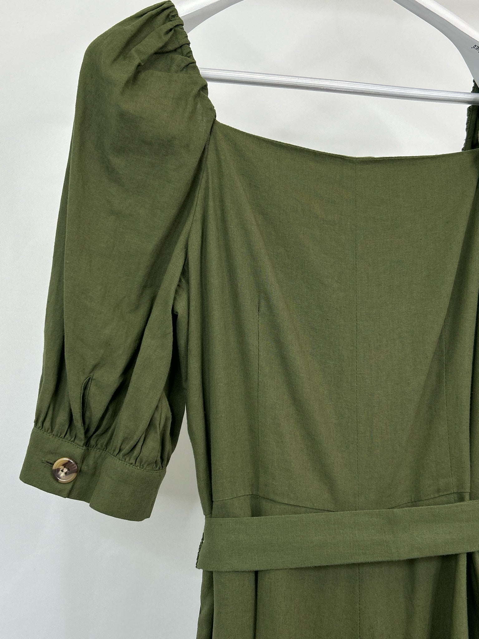 GAL MEETS GLAM Size 10 OLIVE GREEN Women Jumpsuit