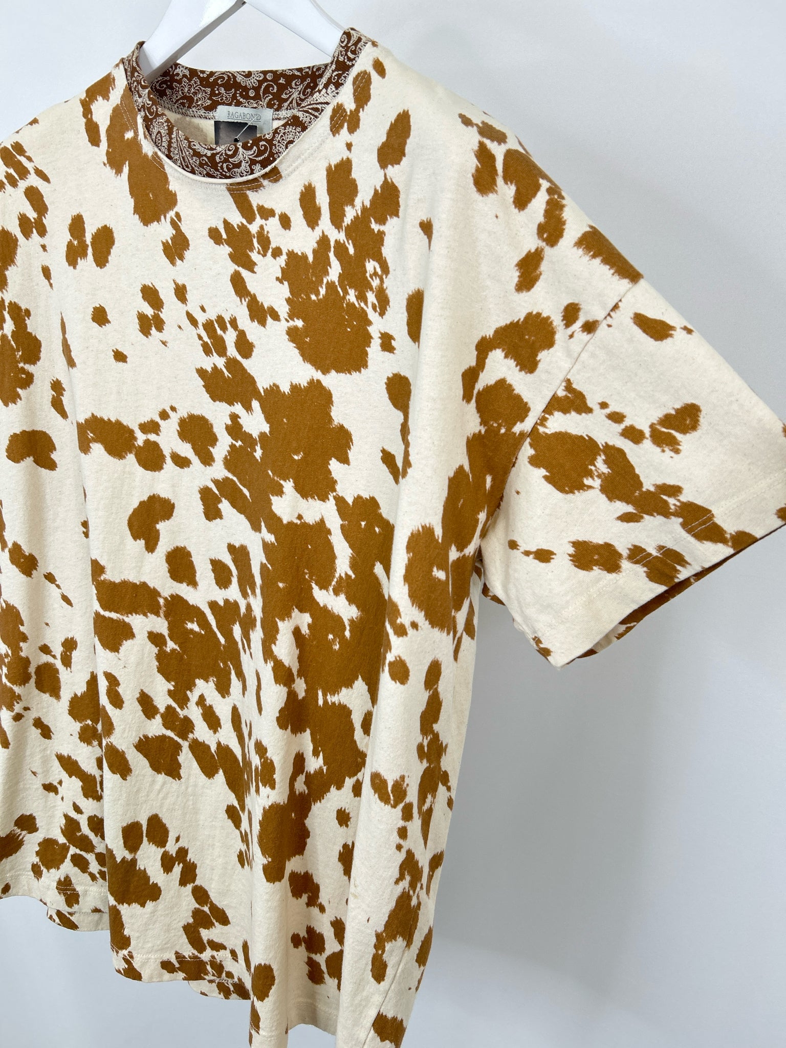 RAGABOND STUDIO Size S Cream & Brown Women Shirt