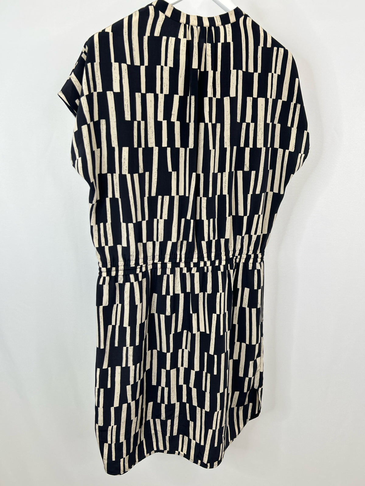 VINCE Size L BLACK AND BEIGE Women Dress