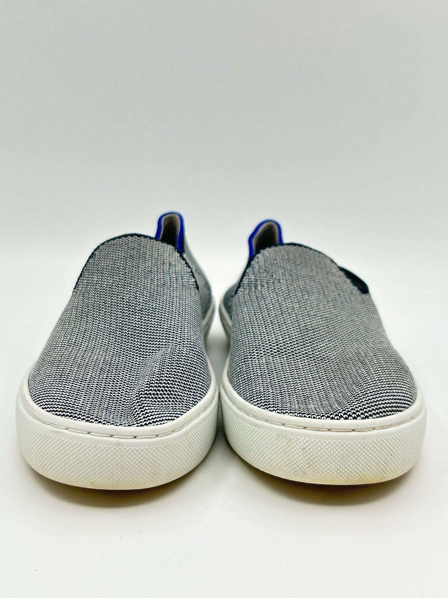 ROTHY'S Size 6.5W NAVY AND WHITE Women Sneakers
