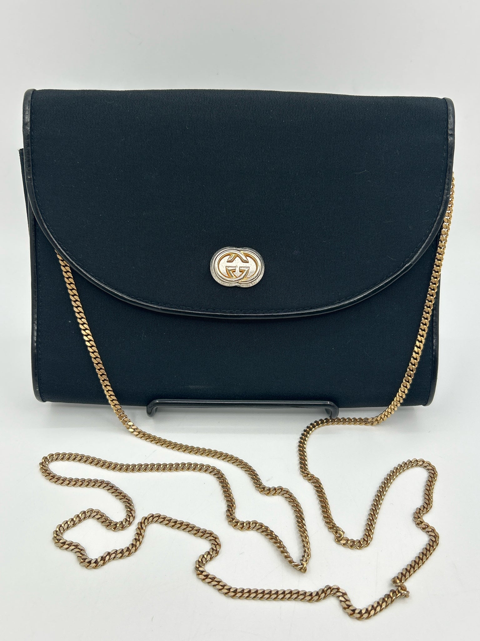 GUCCI Vintage Black Women Purse