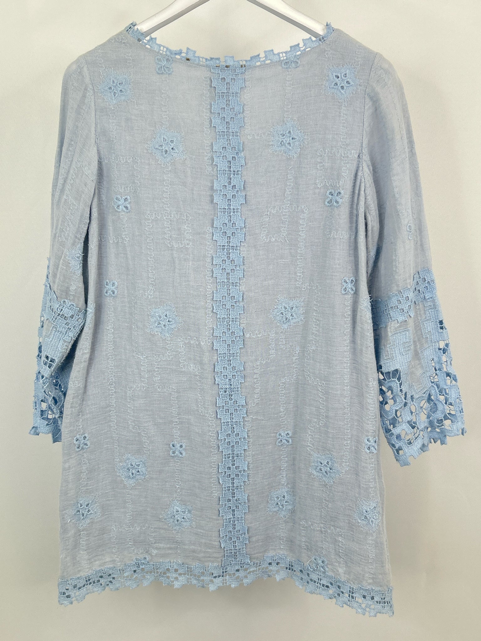SOFT SURROUNDINGS Size XS light blue Women Tunic