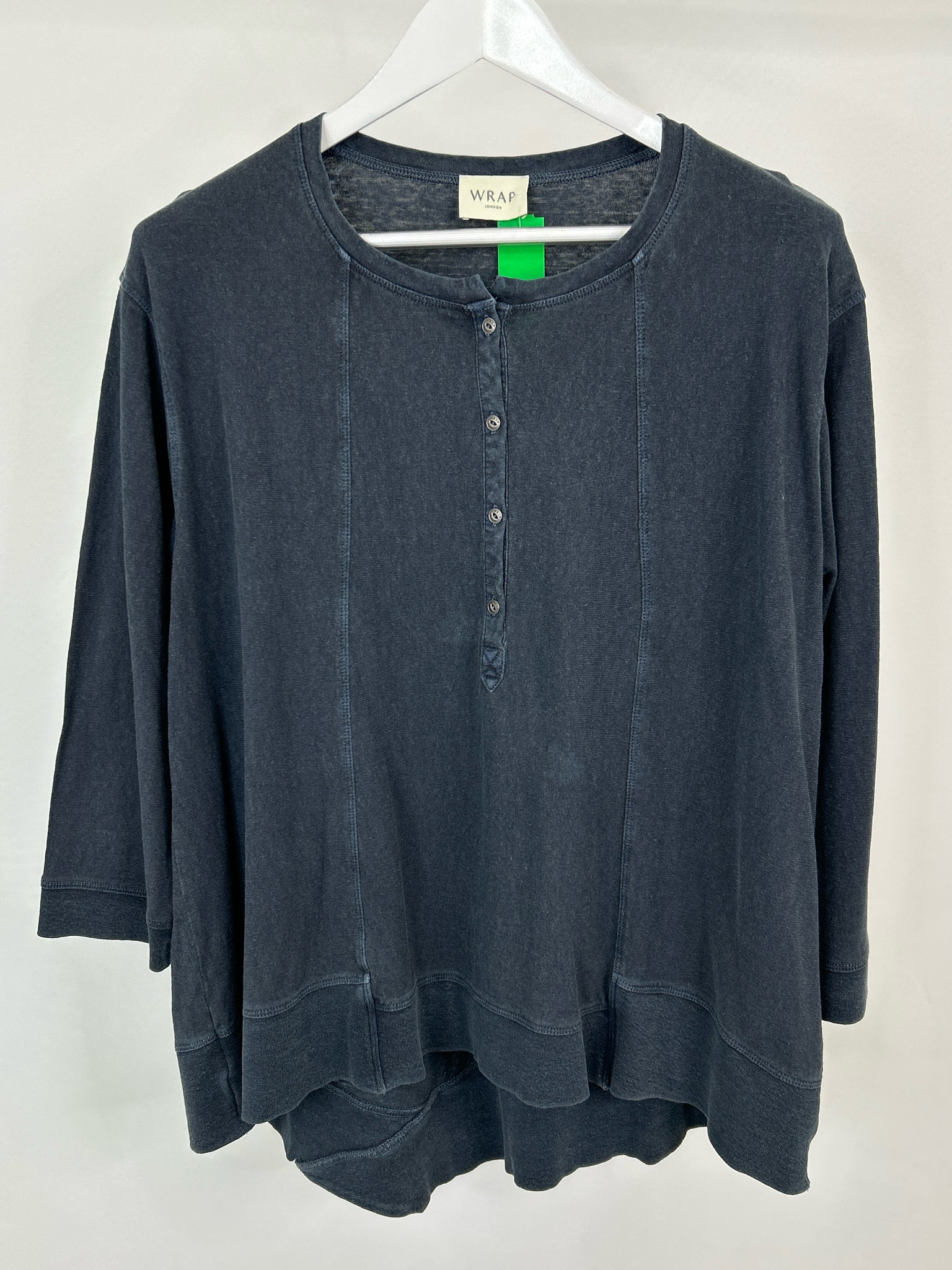 WRAP London Size 16 Blue Women Top NWT