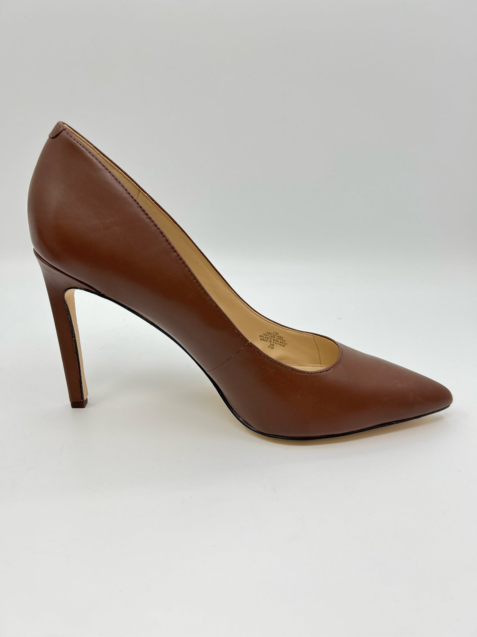 NINE WEST Size 11M Brown Women Pumps