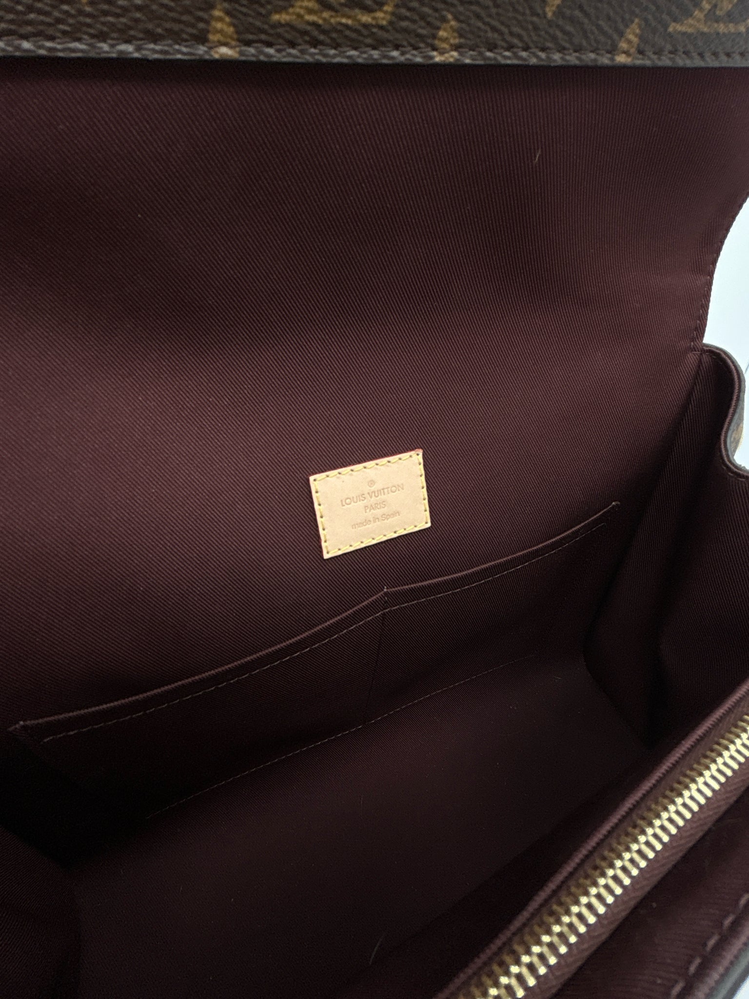 LOUIS VUITTON Cluny MM Brown Women Purse