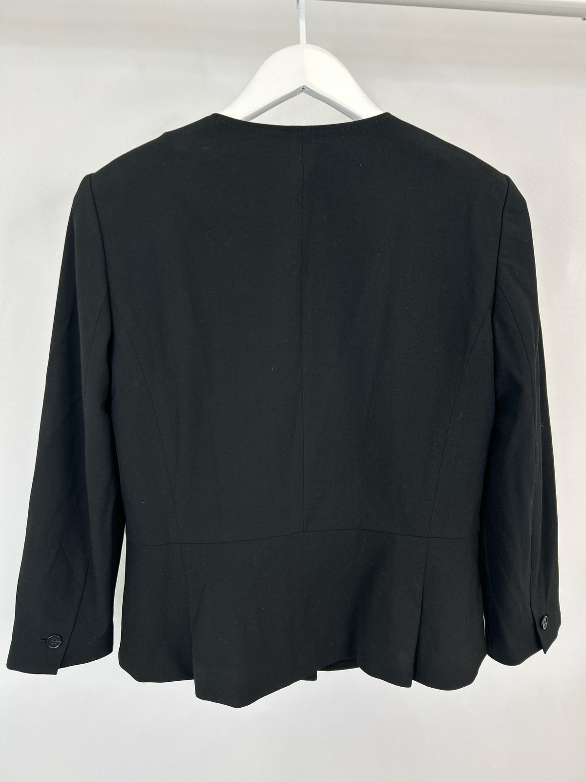 ANN TAYLOR Size 8 Black Women Blazer