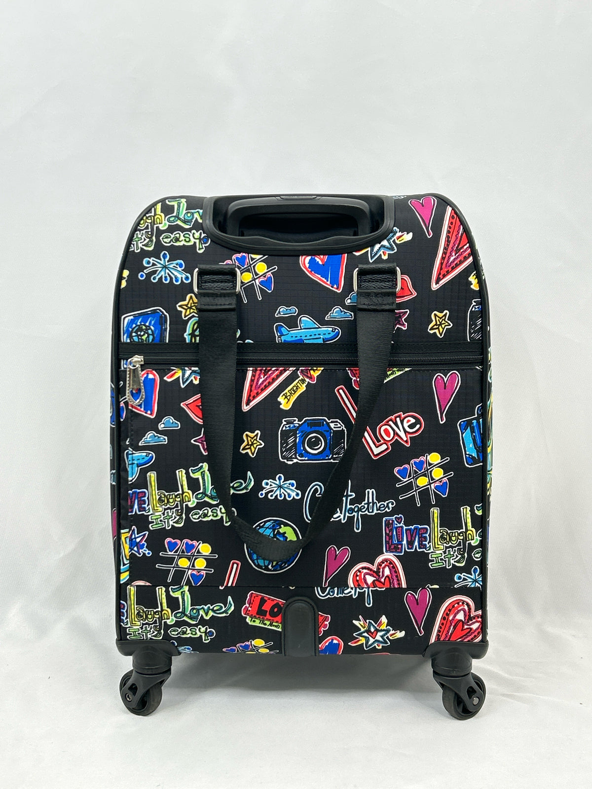 BRIGHTON Black Print Luggage