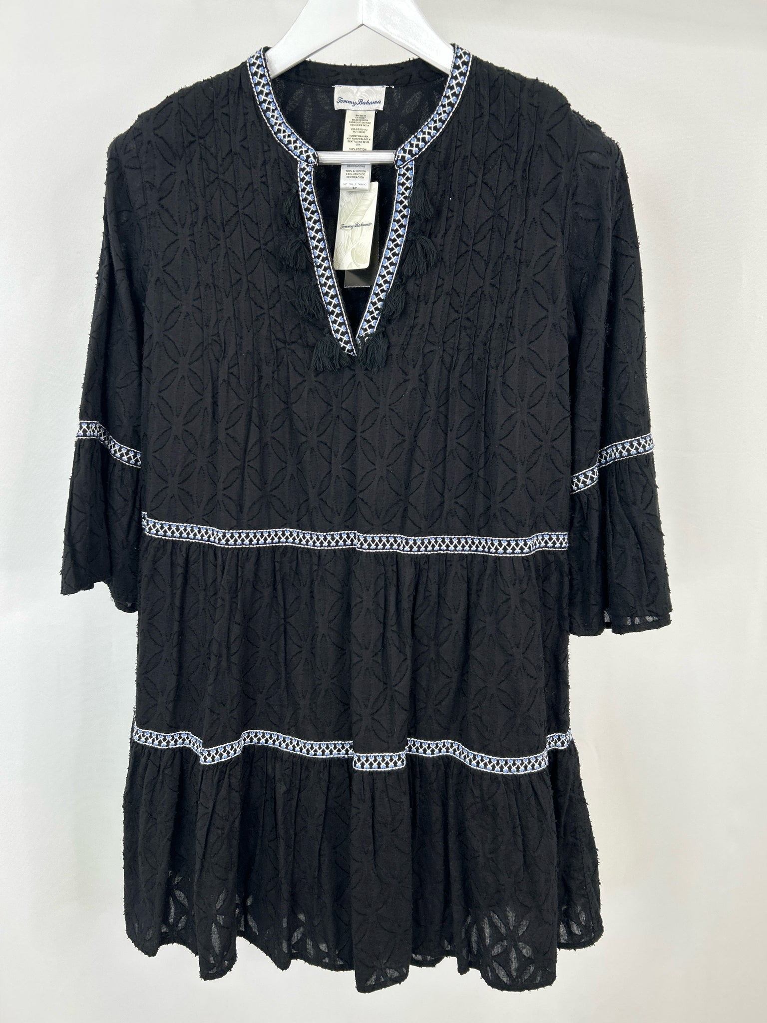 TOMMY BAHAMA Size SP Black Women Dress