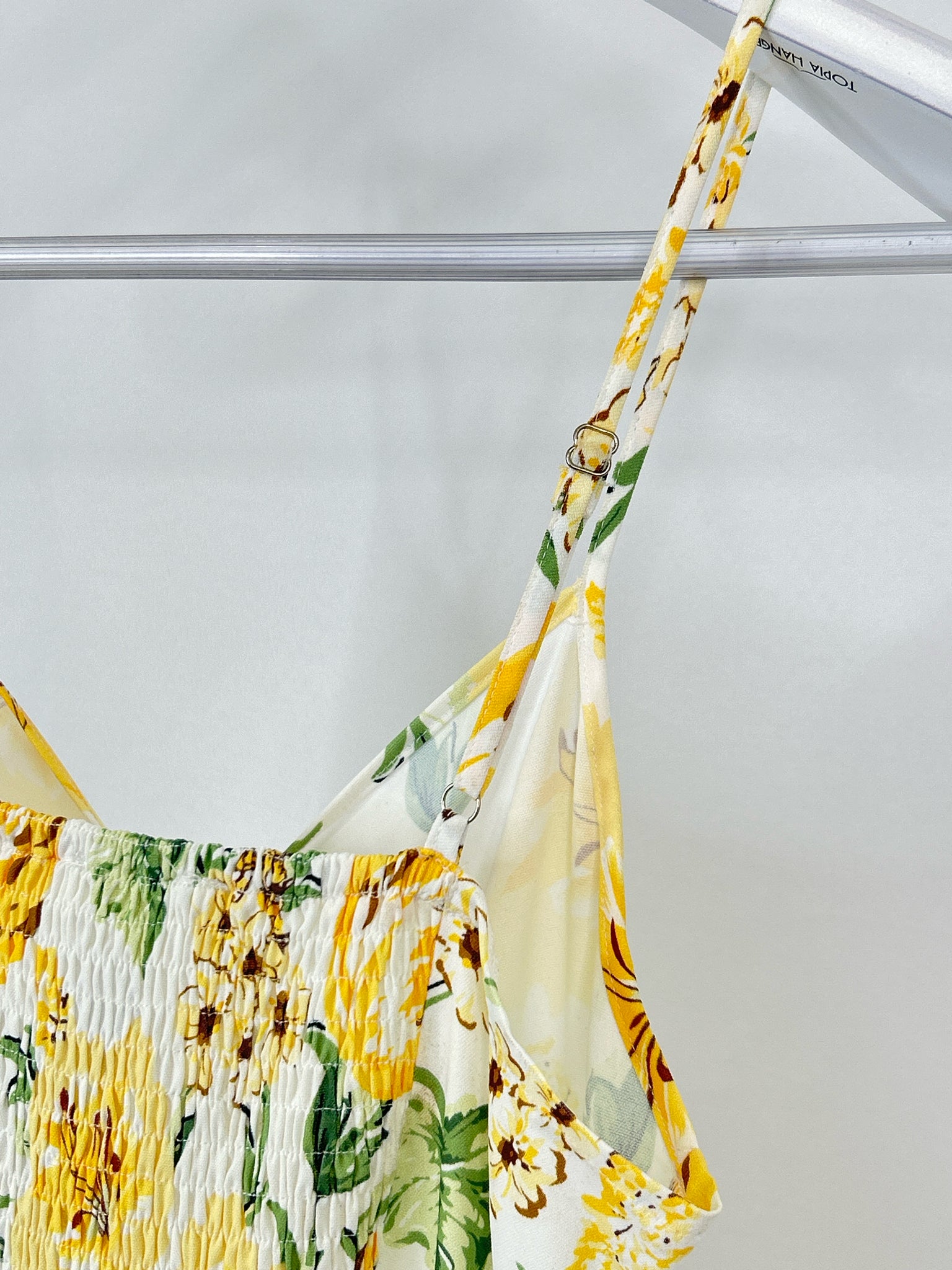 GRACE KARIN Size S Yellow Print Women Dress