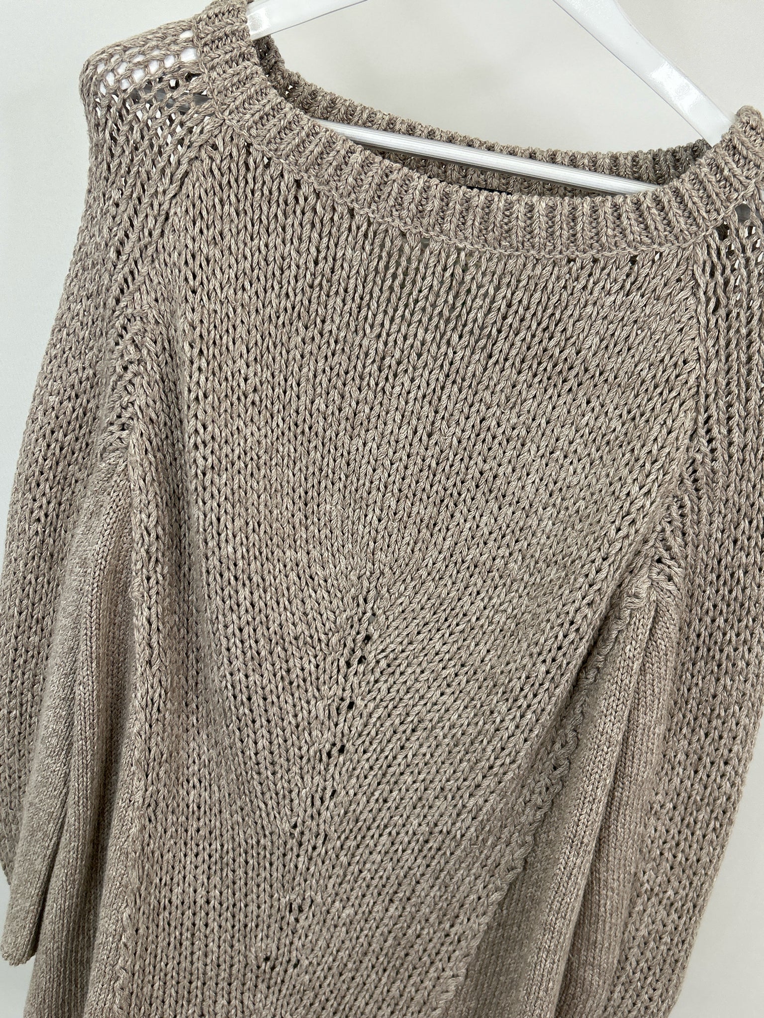 PERUVIAN CONNECTION Size XL Brown Women Sweater