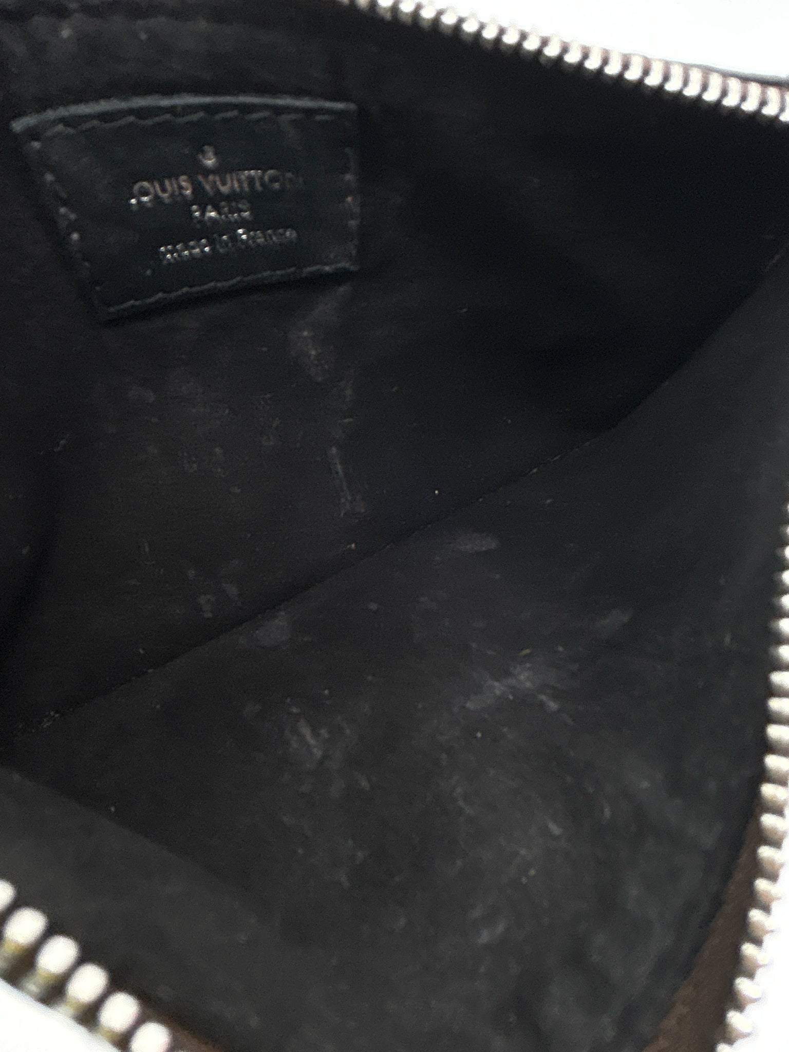 LOUIS VUITTON Brown Monogram Women Pouch Purse