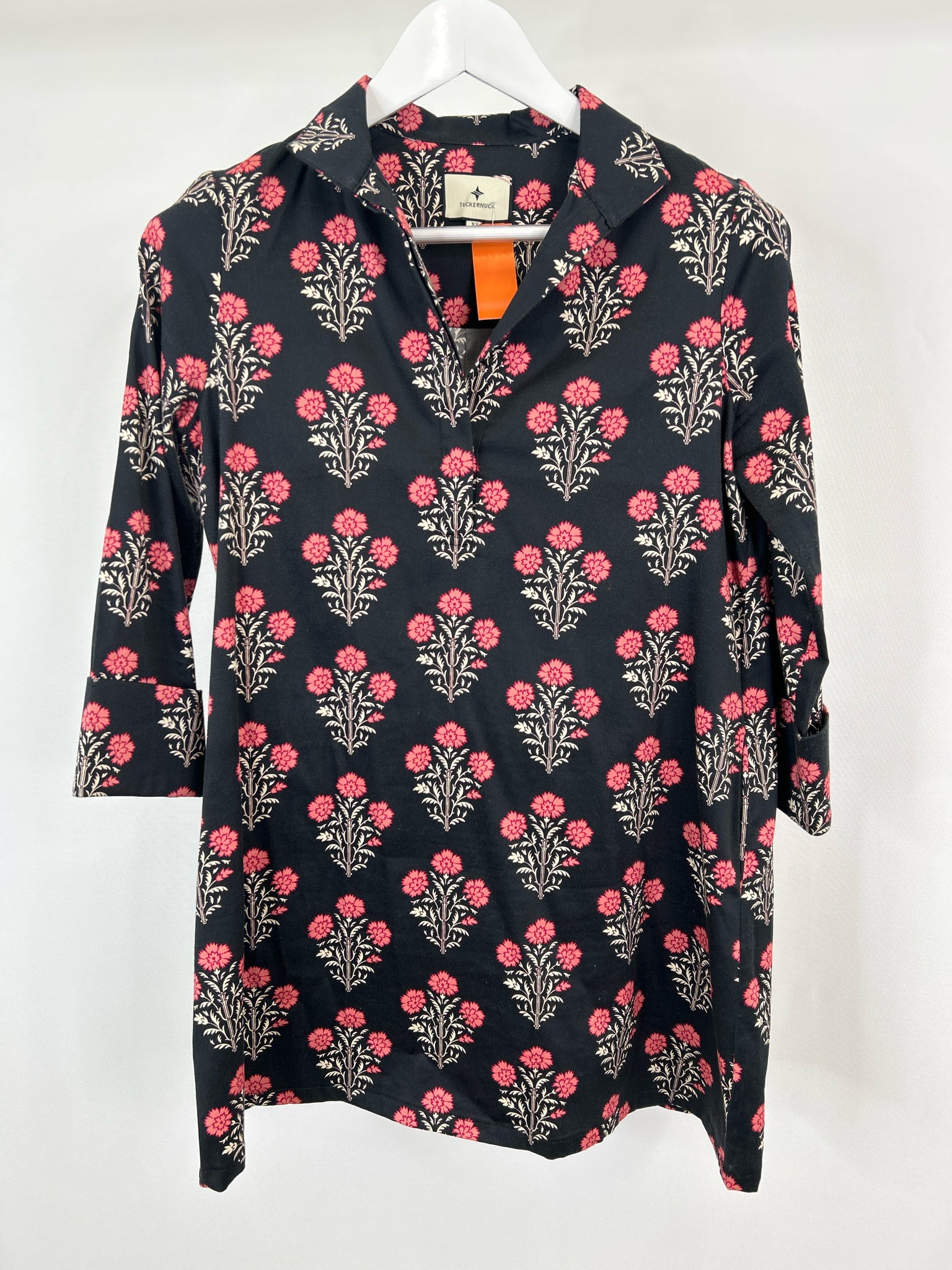 TUCKERNUCK Size XS BLACK AND PINK Women Dress