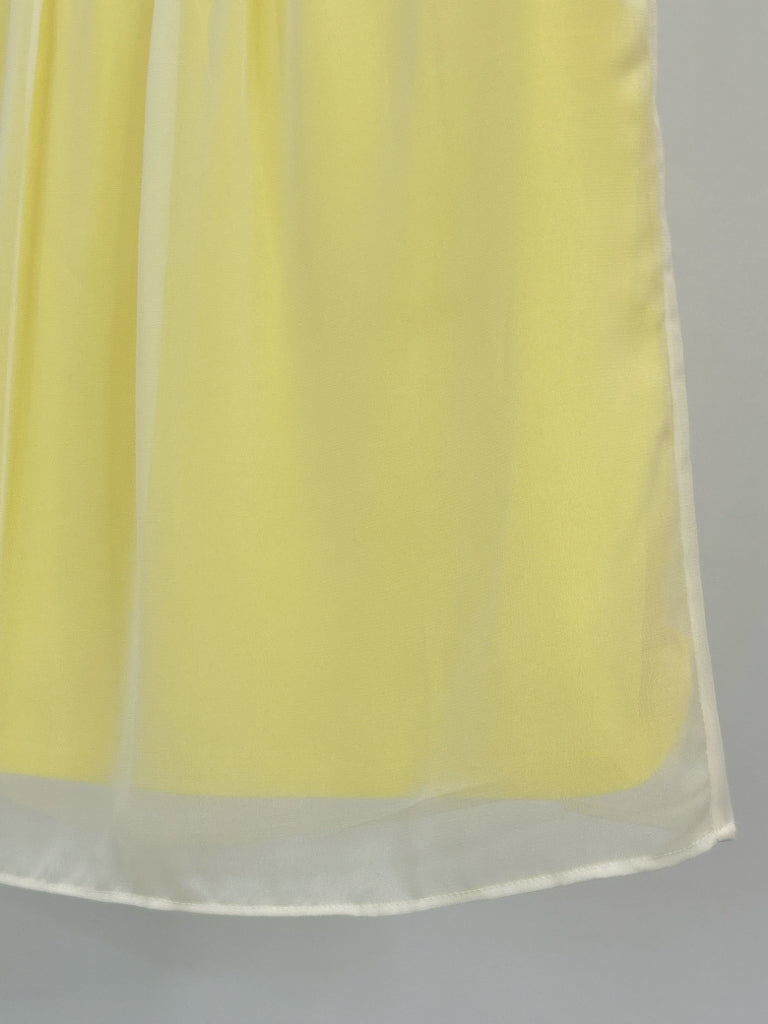 ANN TAYLOR NWT Size XS Yellow and White Women's Top