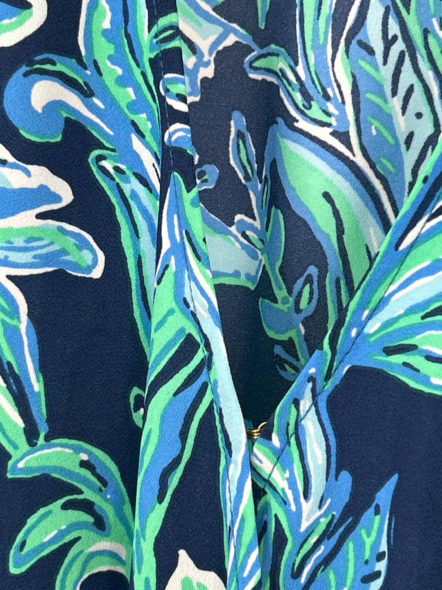 LILLY PULITZER Size 10 Navy Print Women Dress
