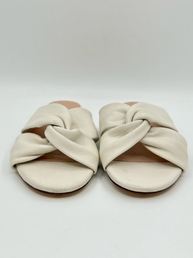 J CREW Size 7 Ivory Women's Sandal