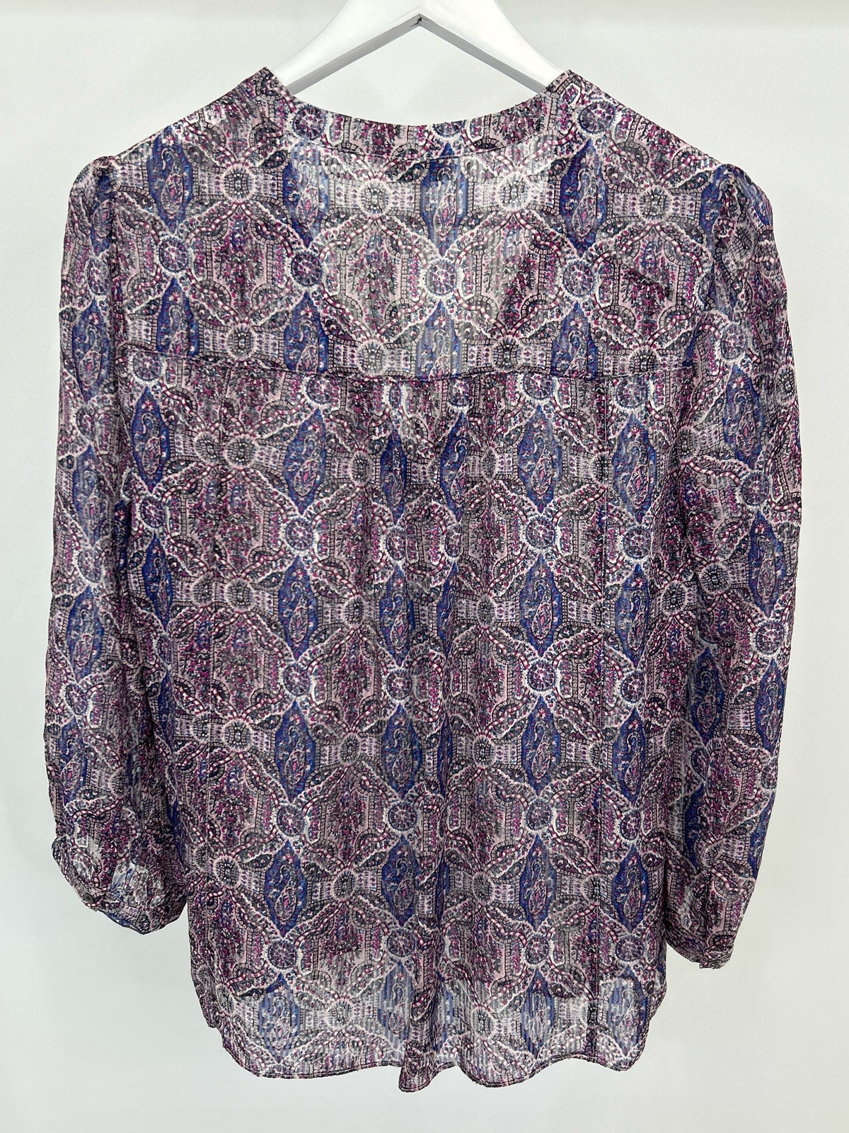 JOIE Size M Purple Print Women Top