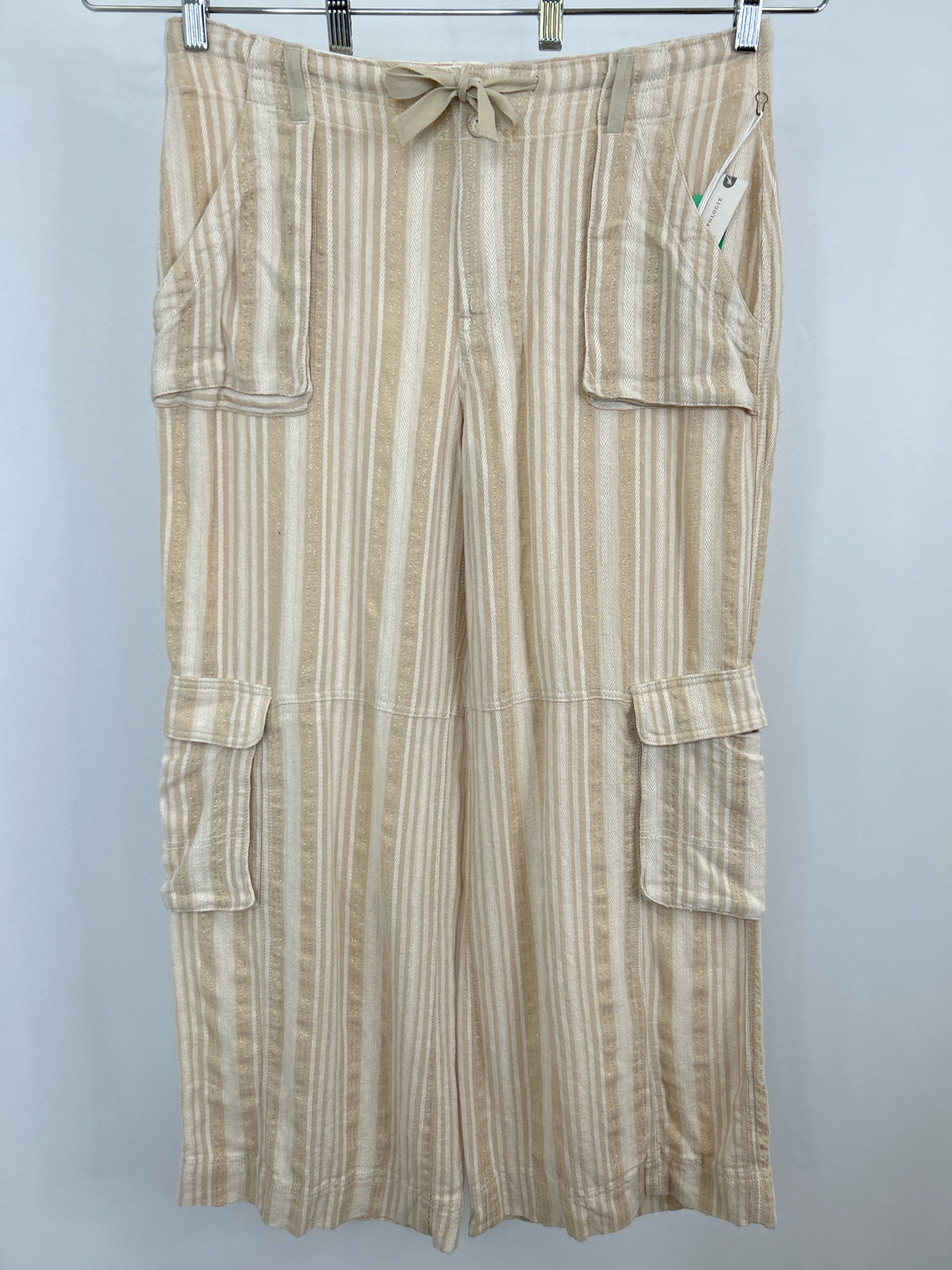 BY ANTHROPOLGIE Size 31/12 Beige striped Women Pants