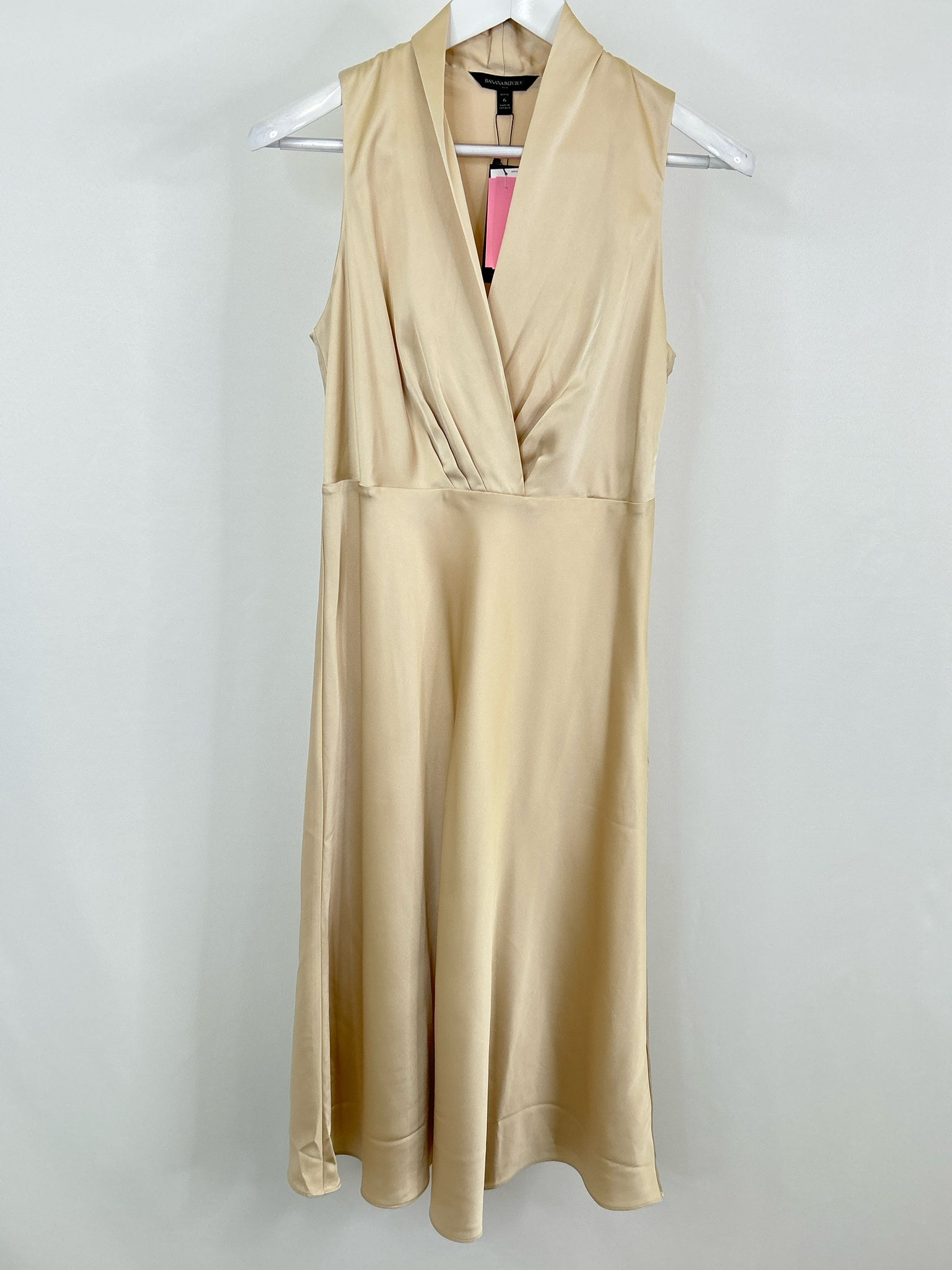 BANANA REPUBLIC Factory Size 6P Champagne Women Dress