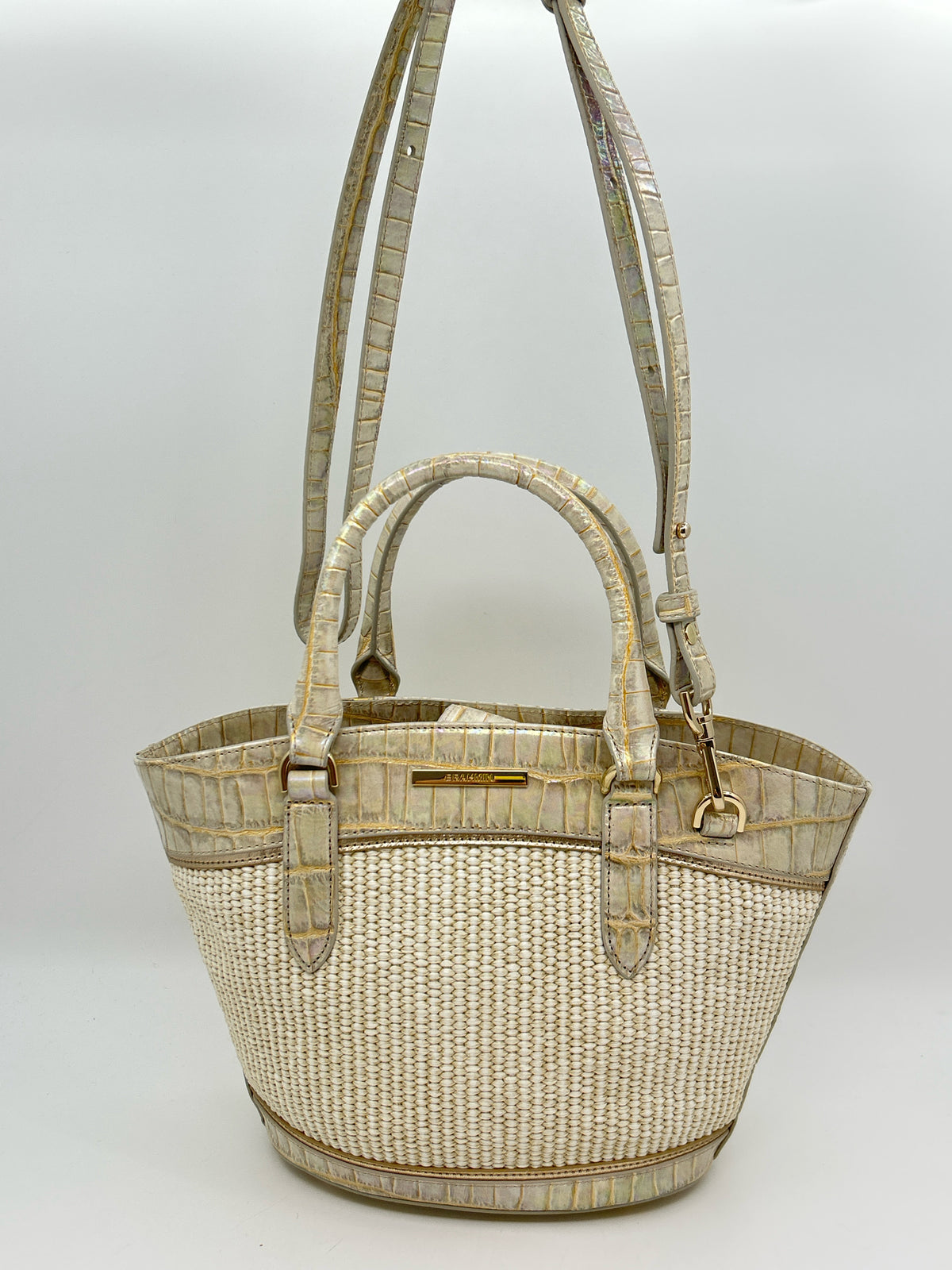 BRAHMIN Cream Women Purse