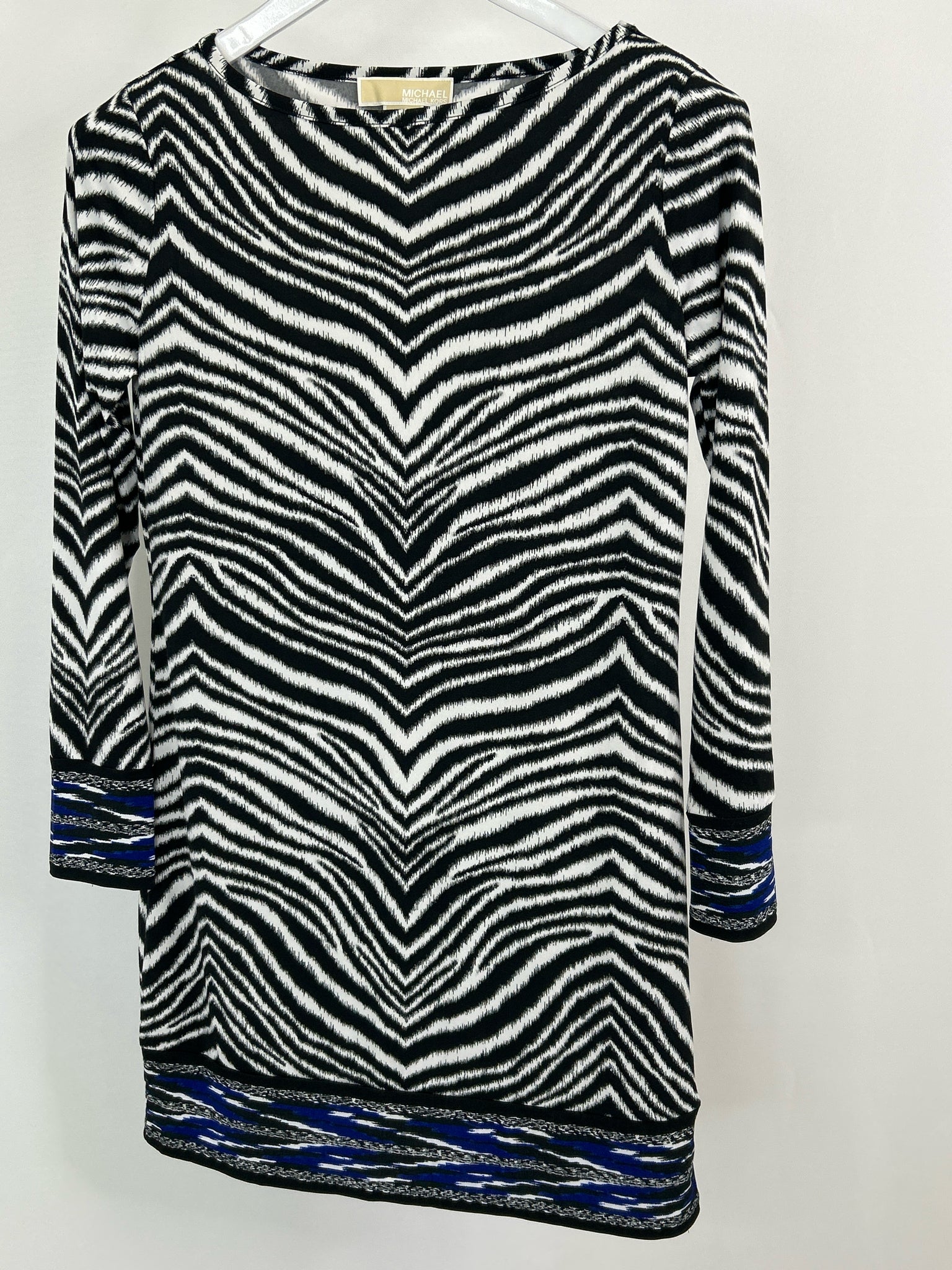 MICHAEL MICHAEL KORS Size PM Black Print Women Dress NWT