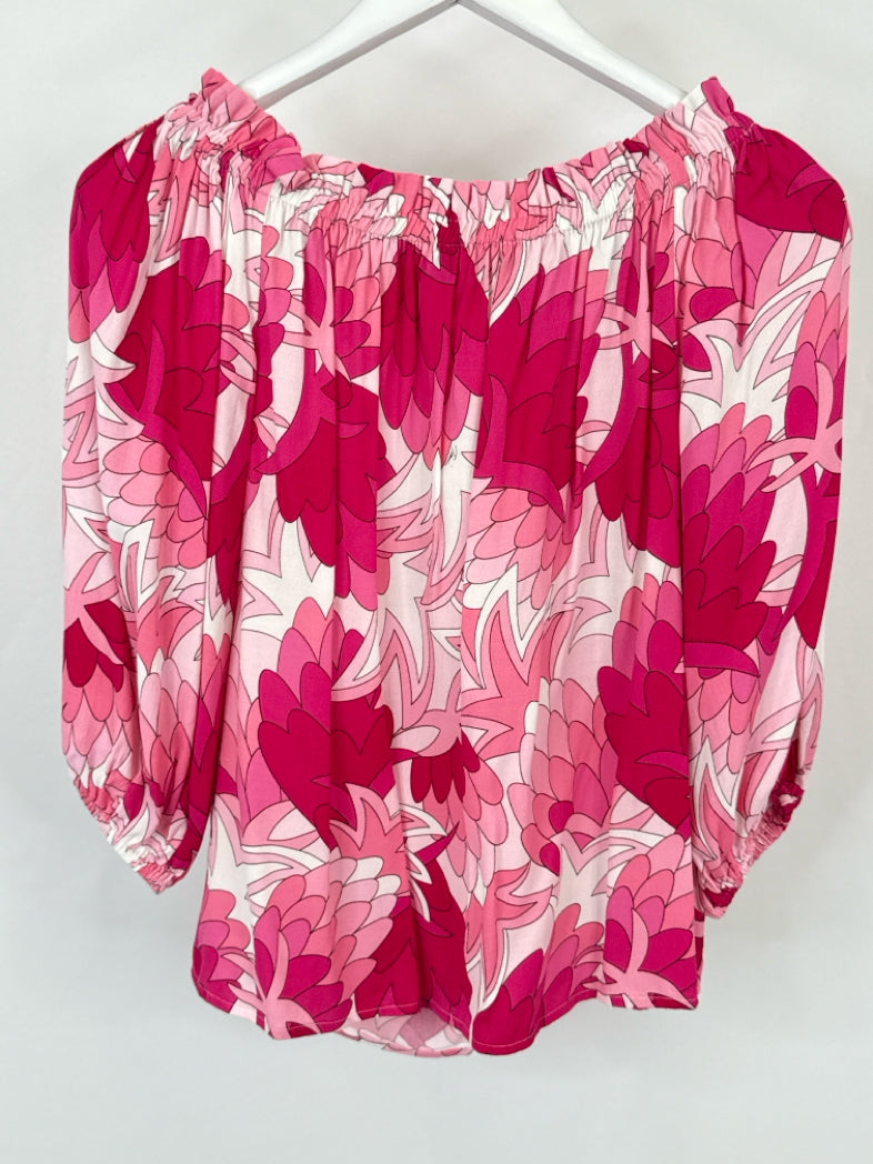 TRINA TURK NWT Size S Pink floral Women Top