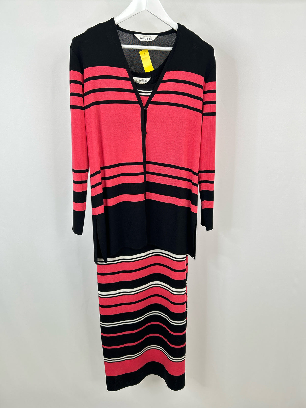 EXCLUSIVELY MISOOK Size S Pink and Black Women 2-Piece w/dress