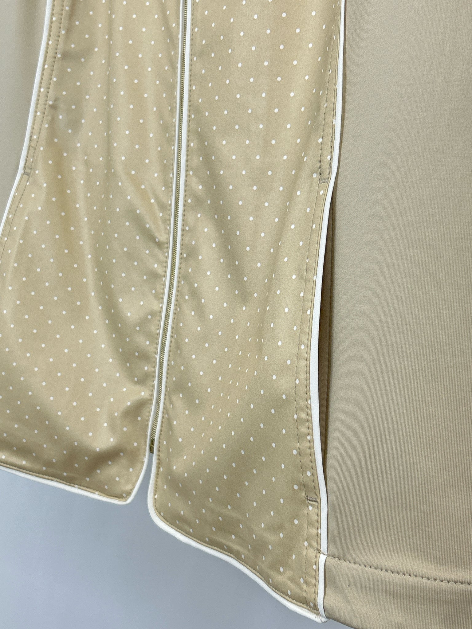 CHICO'S Size 16 KHAKI Women 2-Piece Vest & Skort NWT