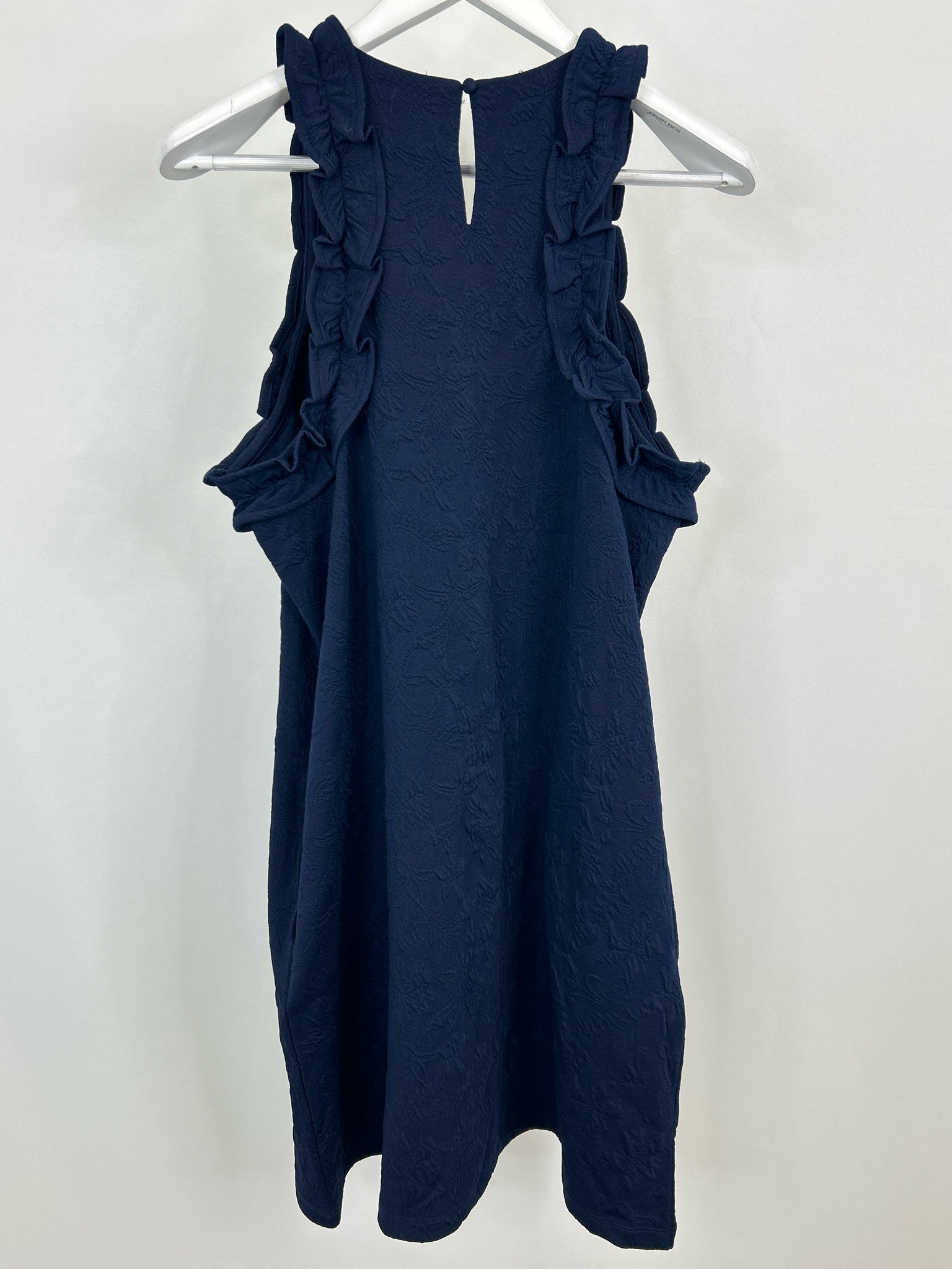 CROWN & IVY Size L Navy Women Dress