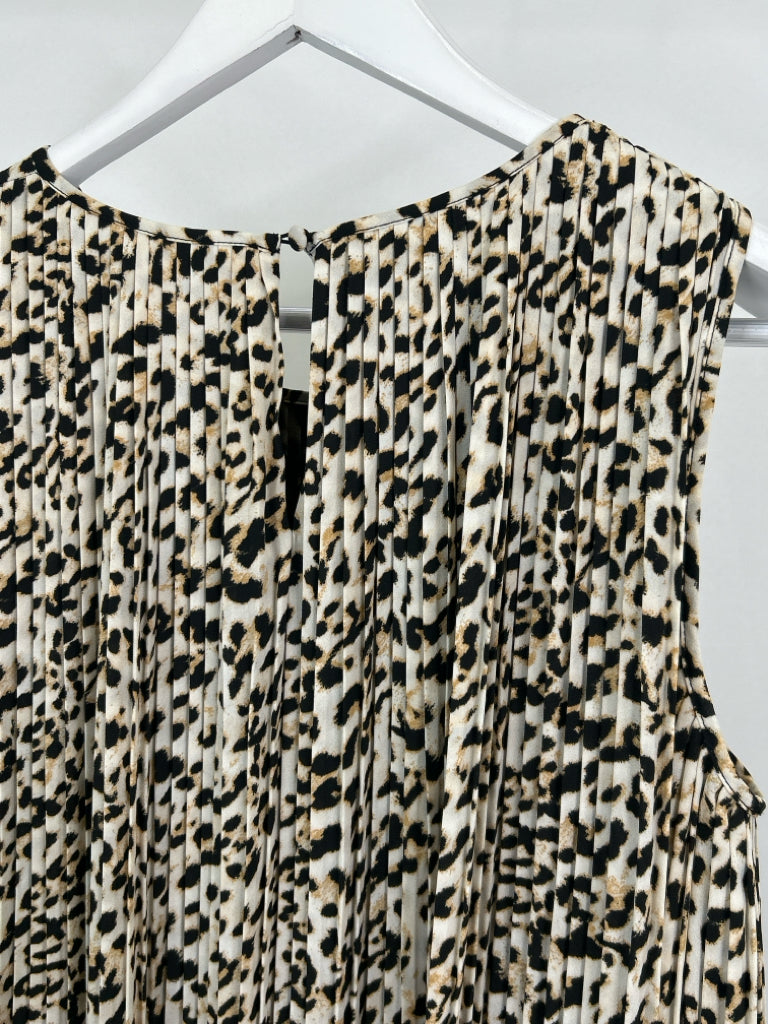 BANANA REPUBLIC Size M Black Print Women's Dress
