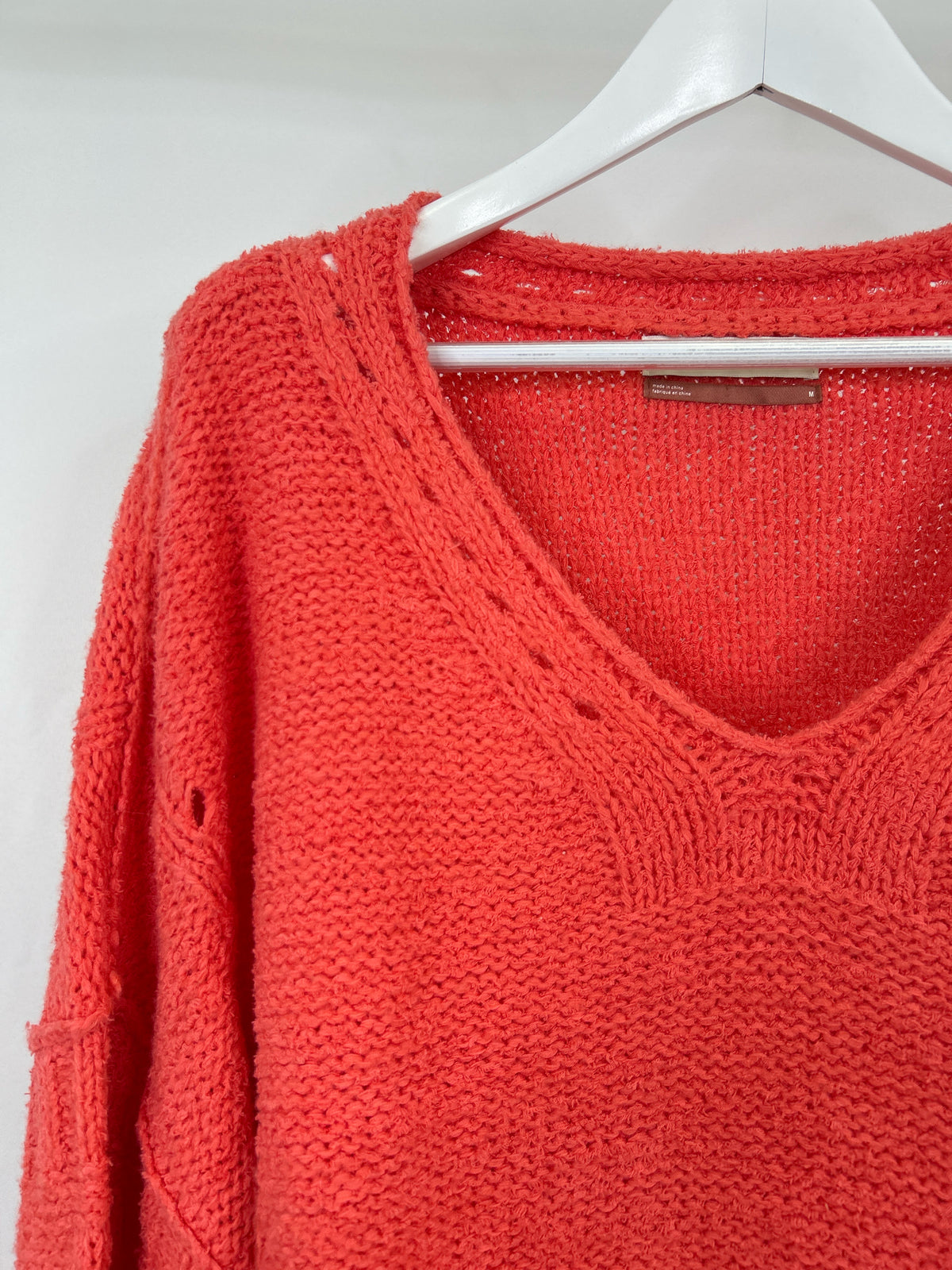 PILCRO Size M Coral Women Sweater