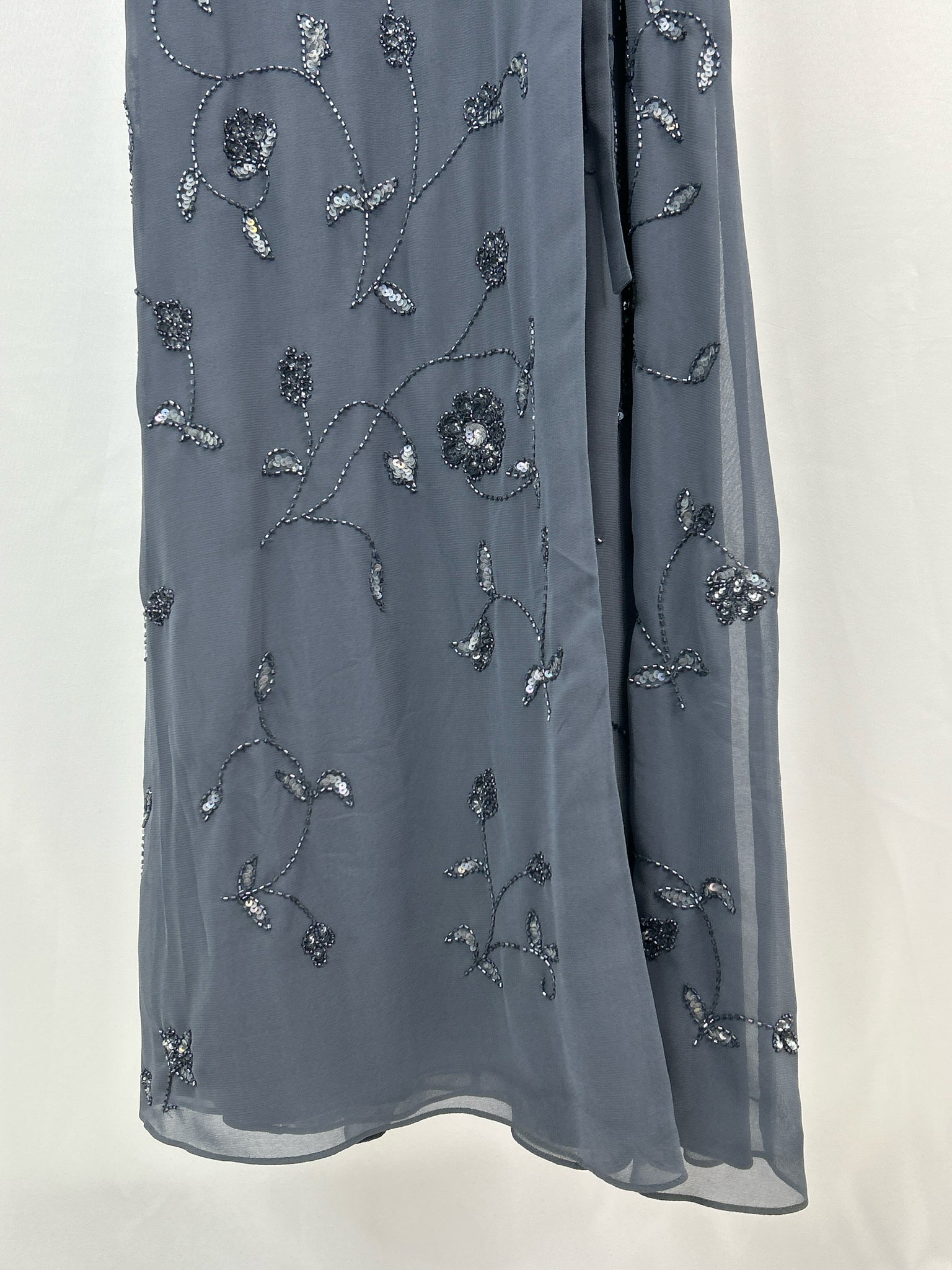 BHLDN Size 8 Blue Grey Women Dress