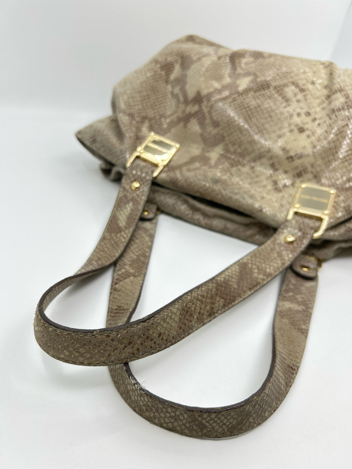 MICHAEL KORS COLLECTION Beige Print Women Tote
