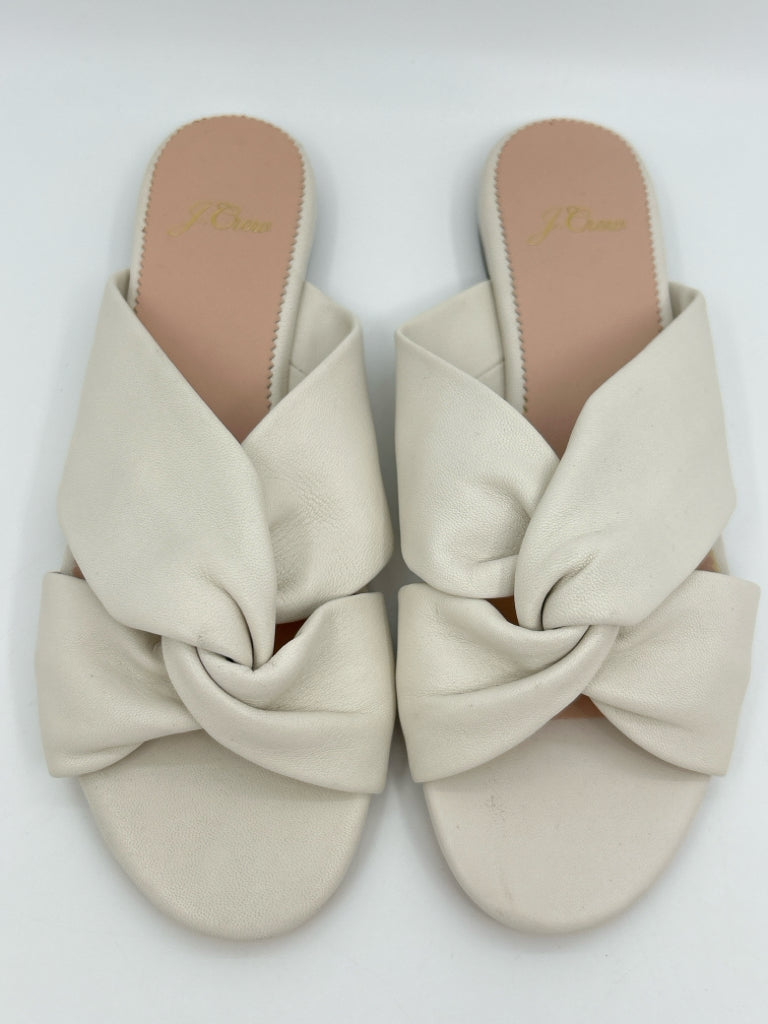 J CREW Size 7 Ivory Women's Sandal